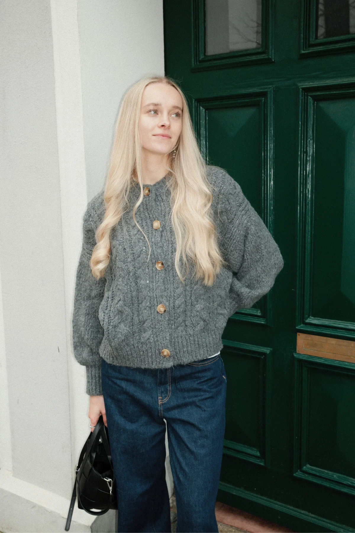 Botton Strick - grau - Image 5