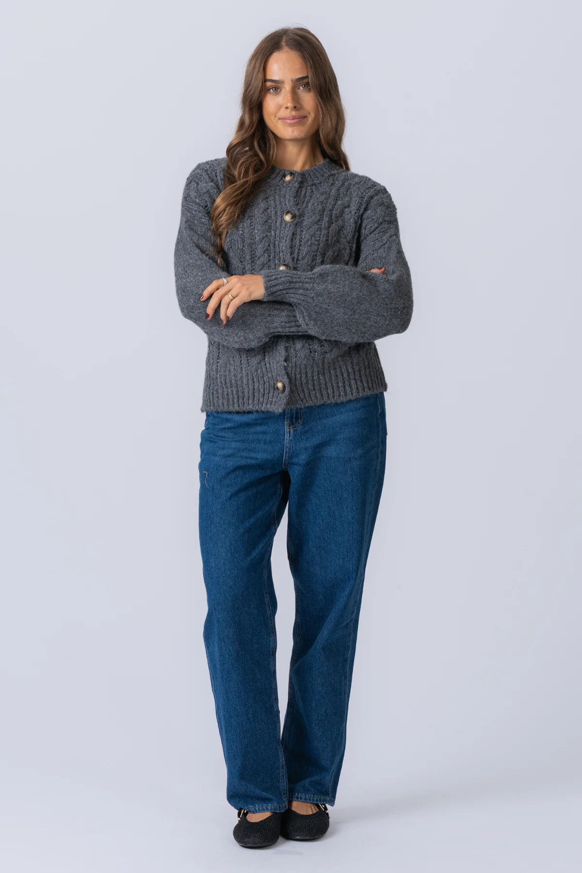 Botton Strick - grau - Image 6