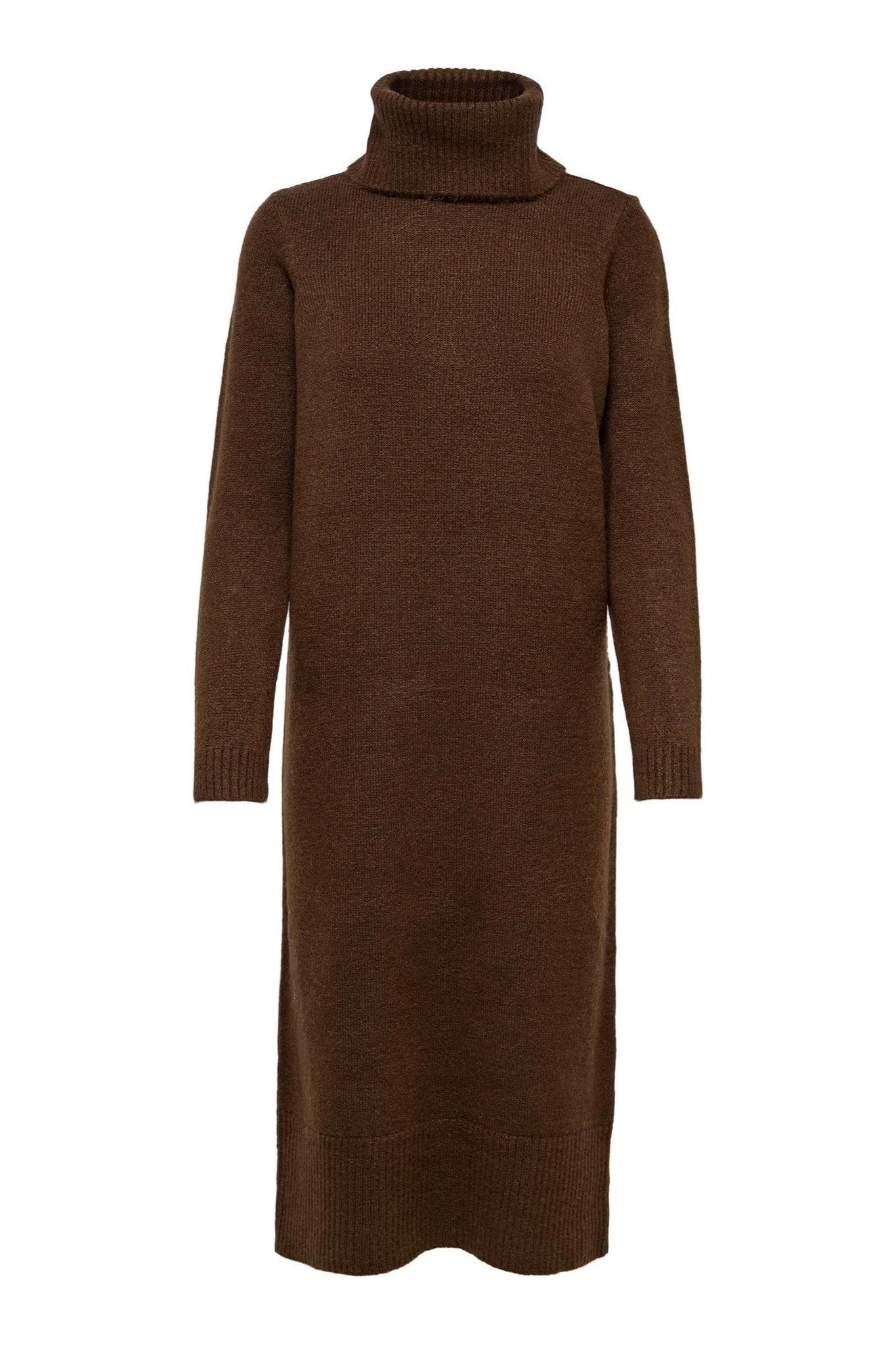 Brandie Roll Neck Dress - Chicorée Kaffee - Image 5