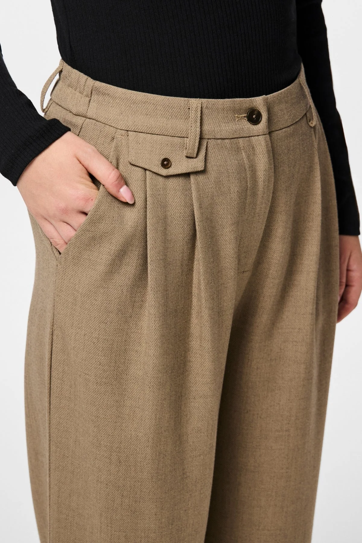 Blasen Hw Pants - Greige - Image 4