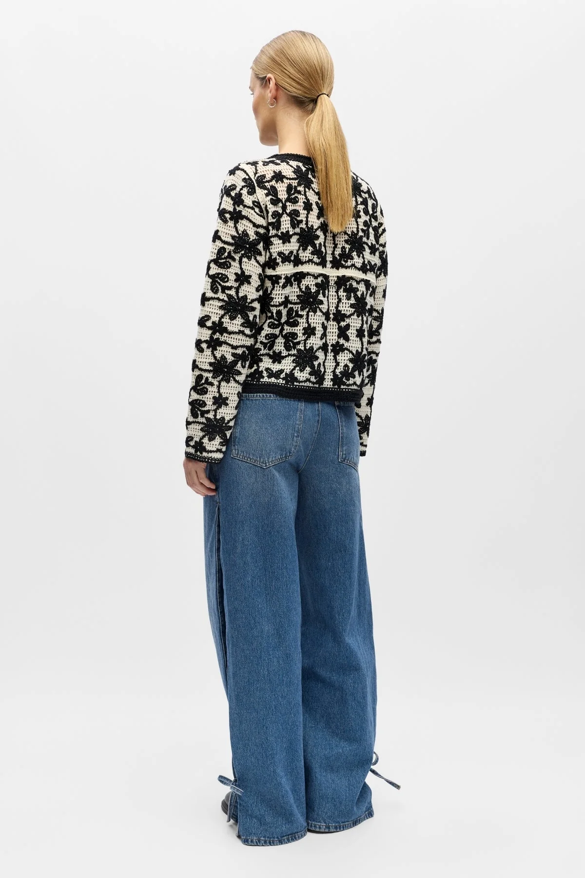 Cari-Cardigan – Birke Schwarz - Image 4