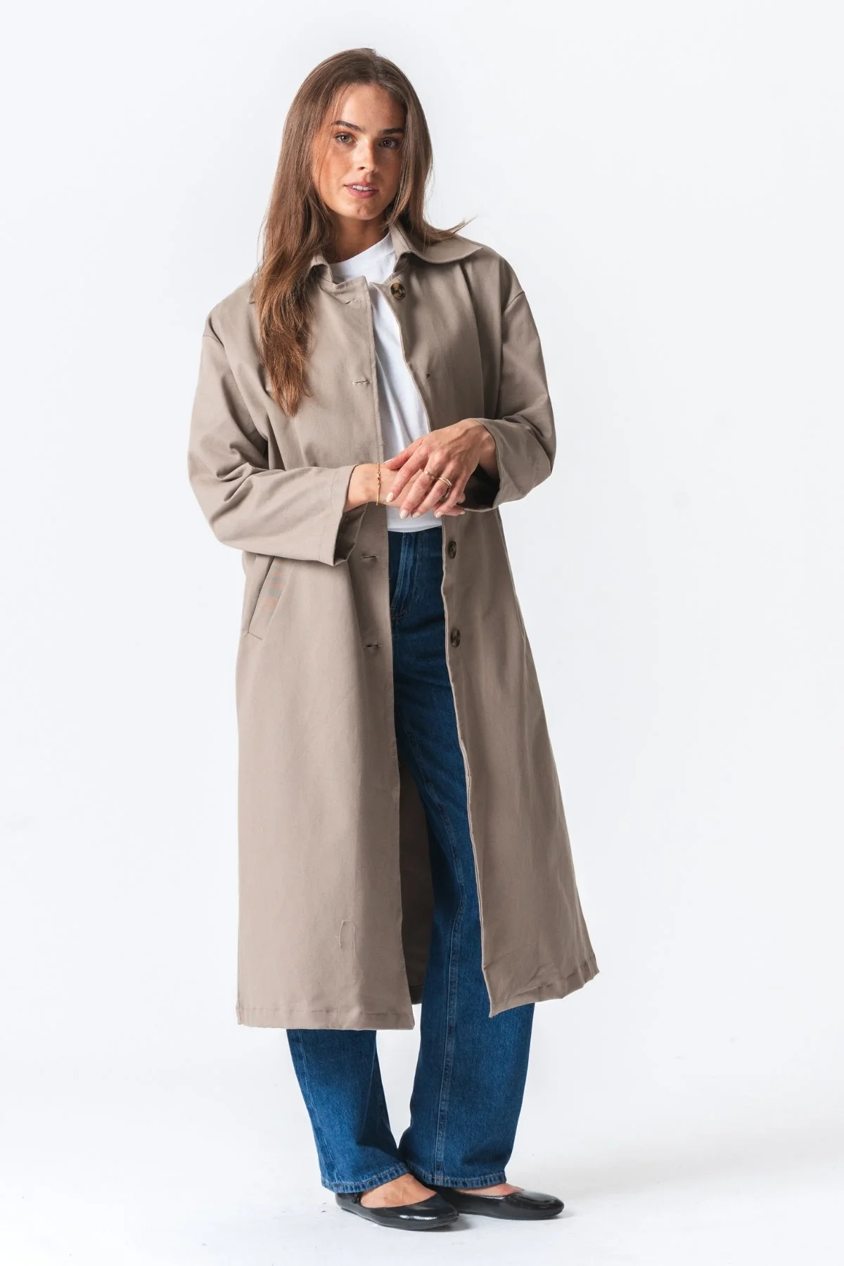 Carla Trenchcoat - Sand - Image 8