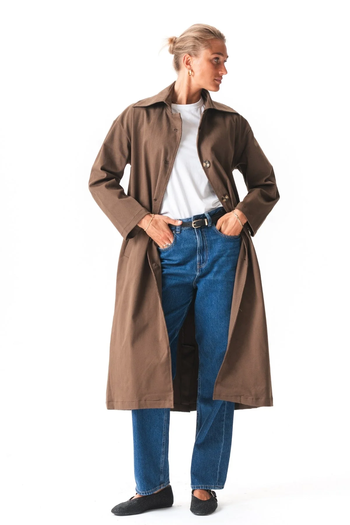 Carla Trenchcoat - Brown - Image 8