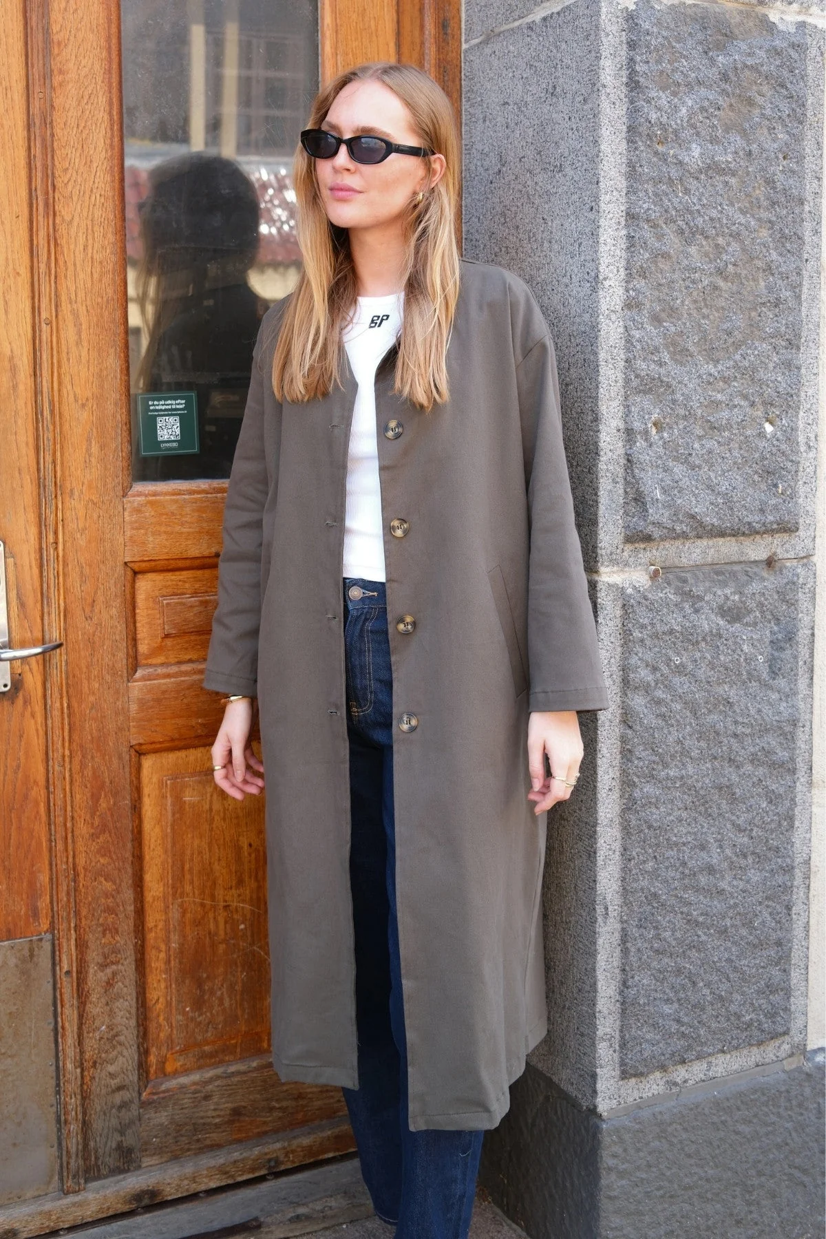 Carla Trenchcoat - Olive - Image 2