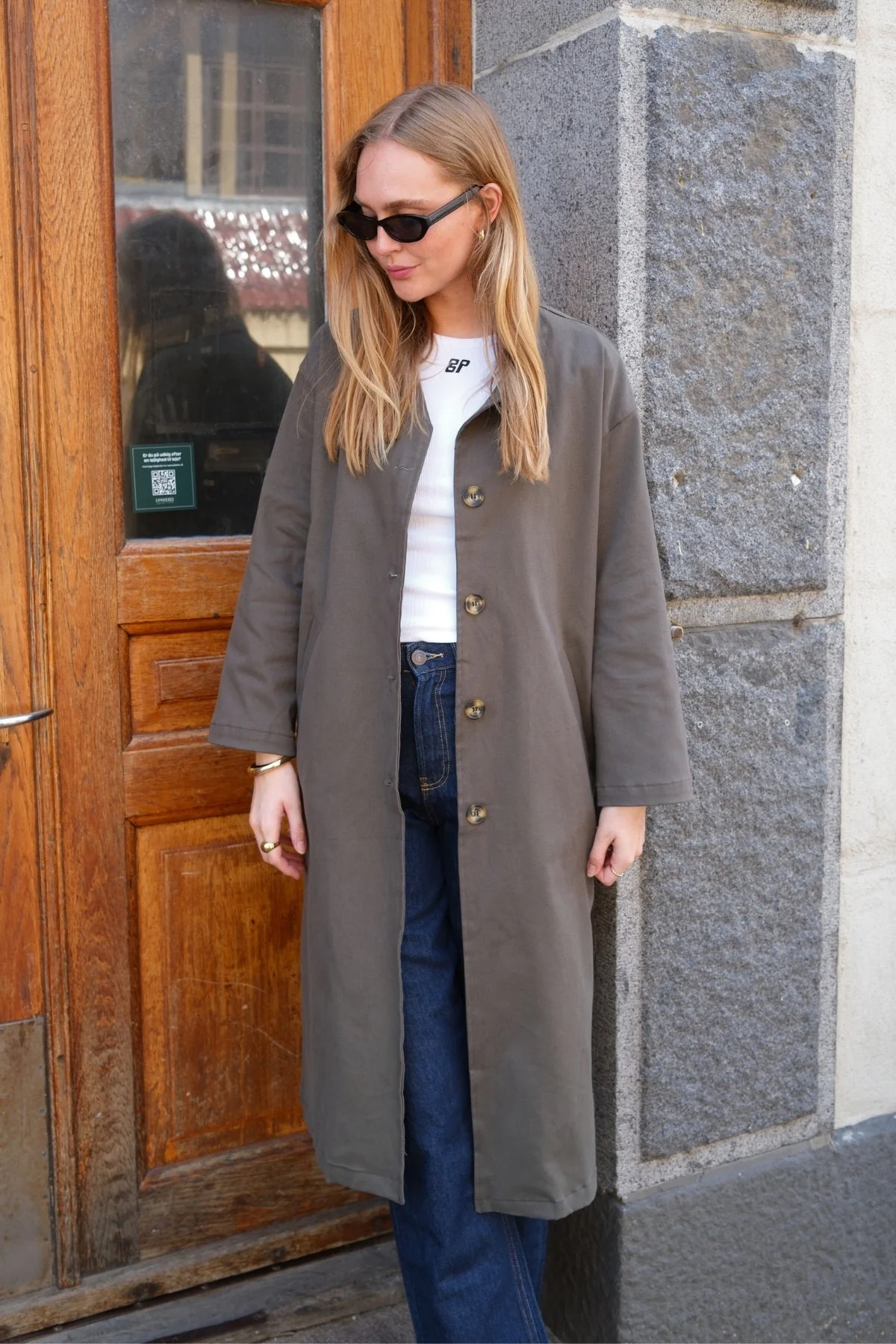Carla Trenchcoat - Olive - Image 3