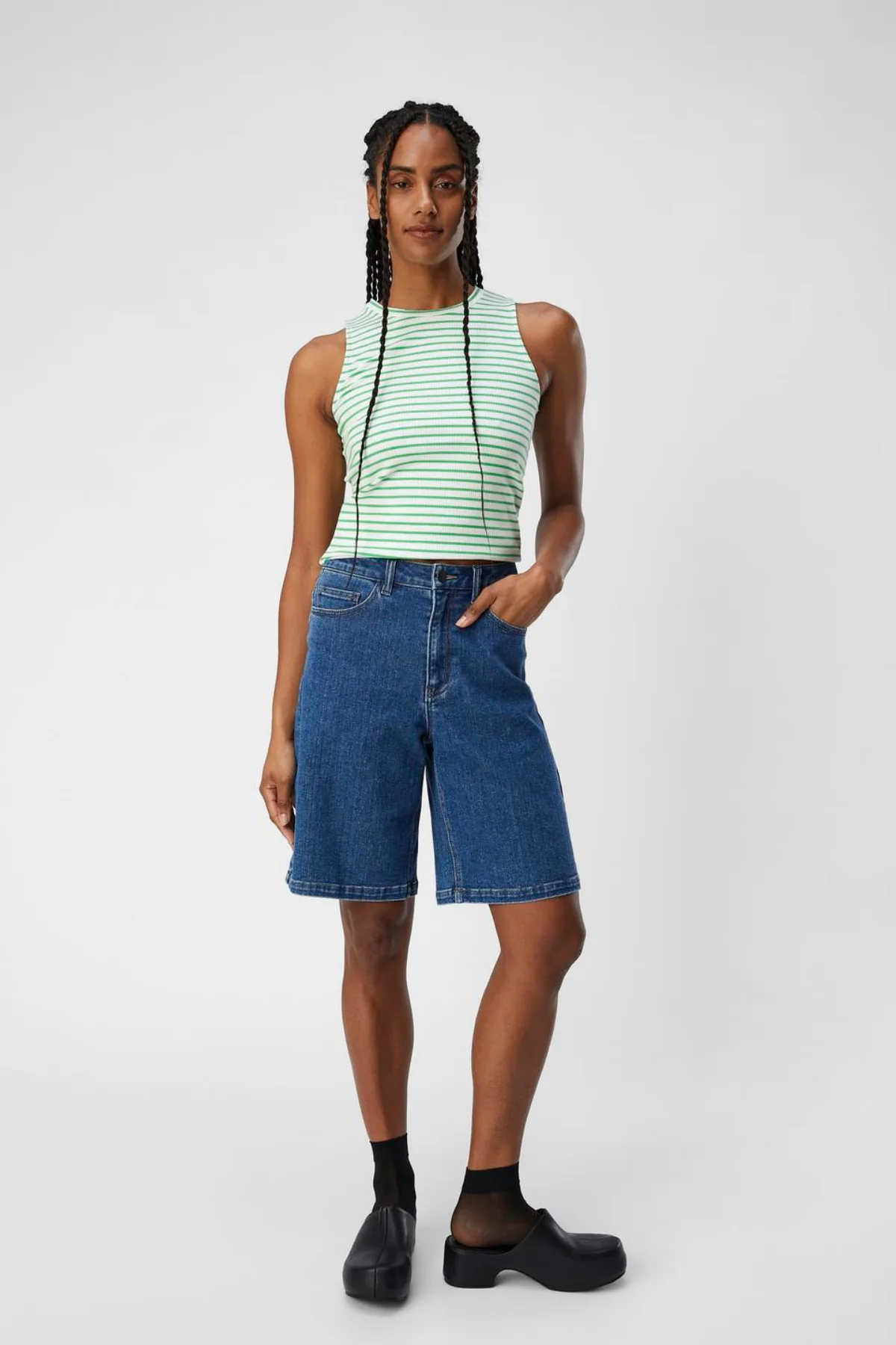 Carol Denim Shorts - mittelblauer Denim - Image 4