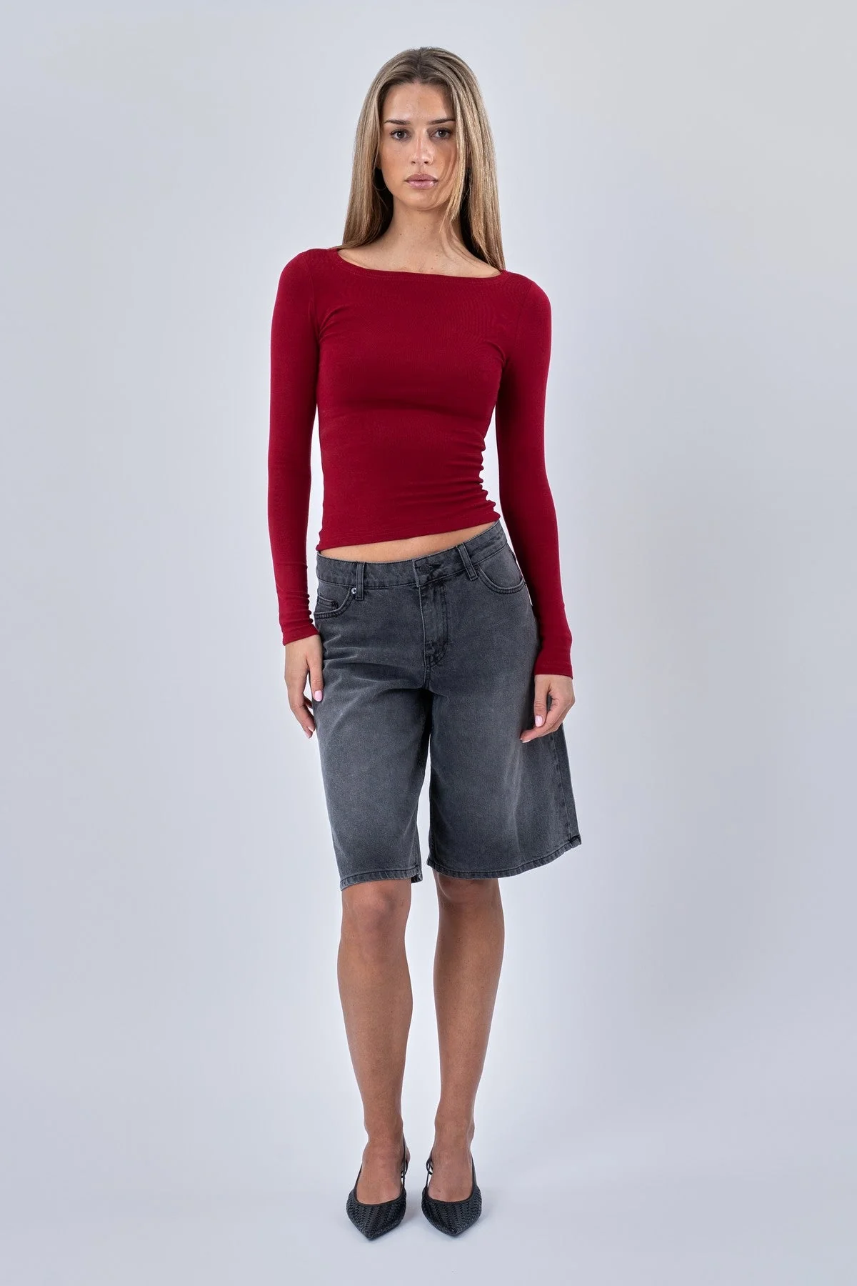 Cassandra Bluse - Burgund - Image 5