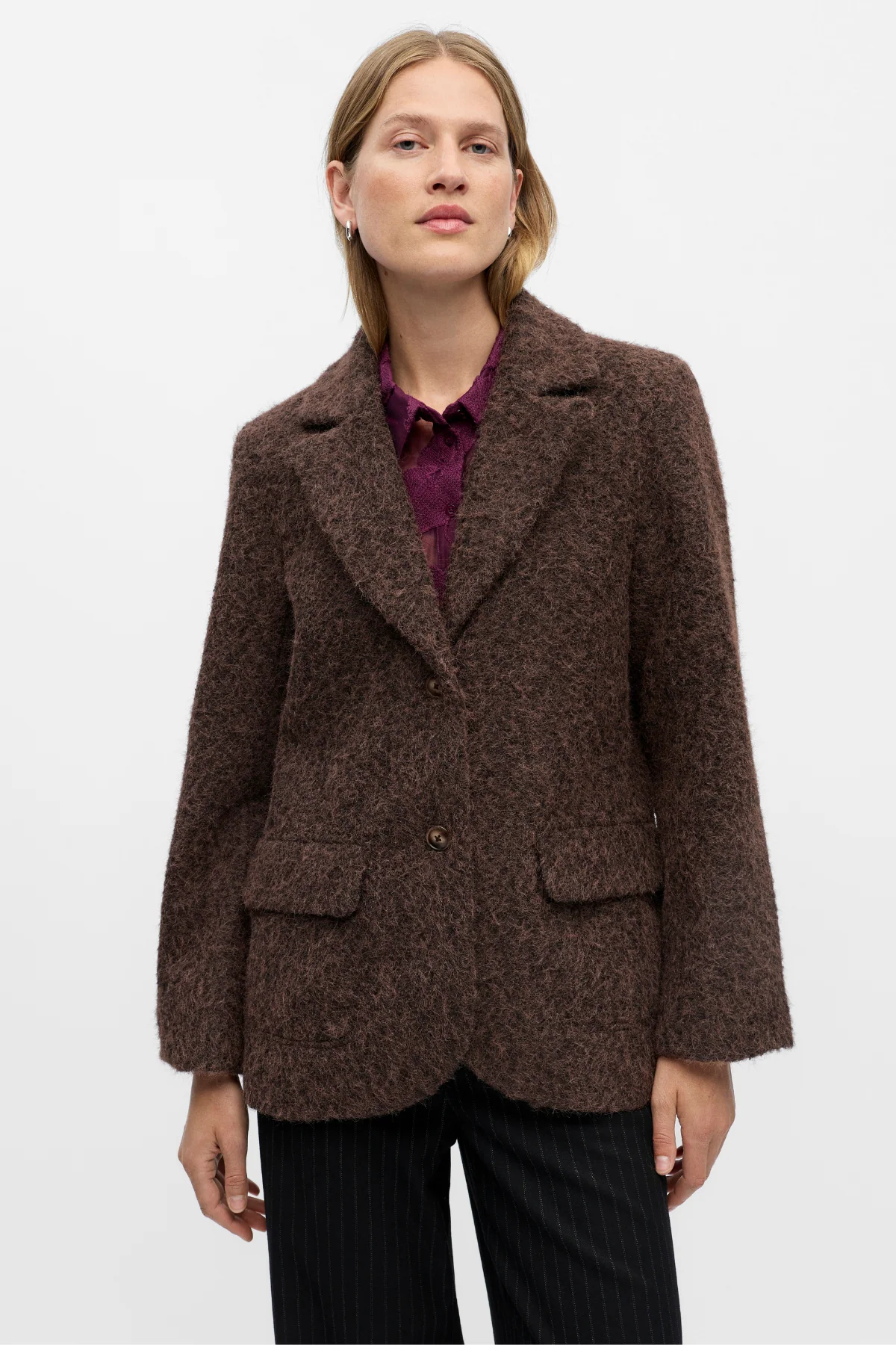 Celina l/s lo Jacke - Seal Braun