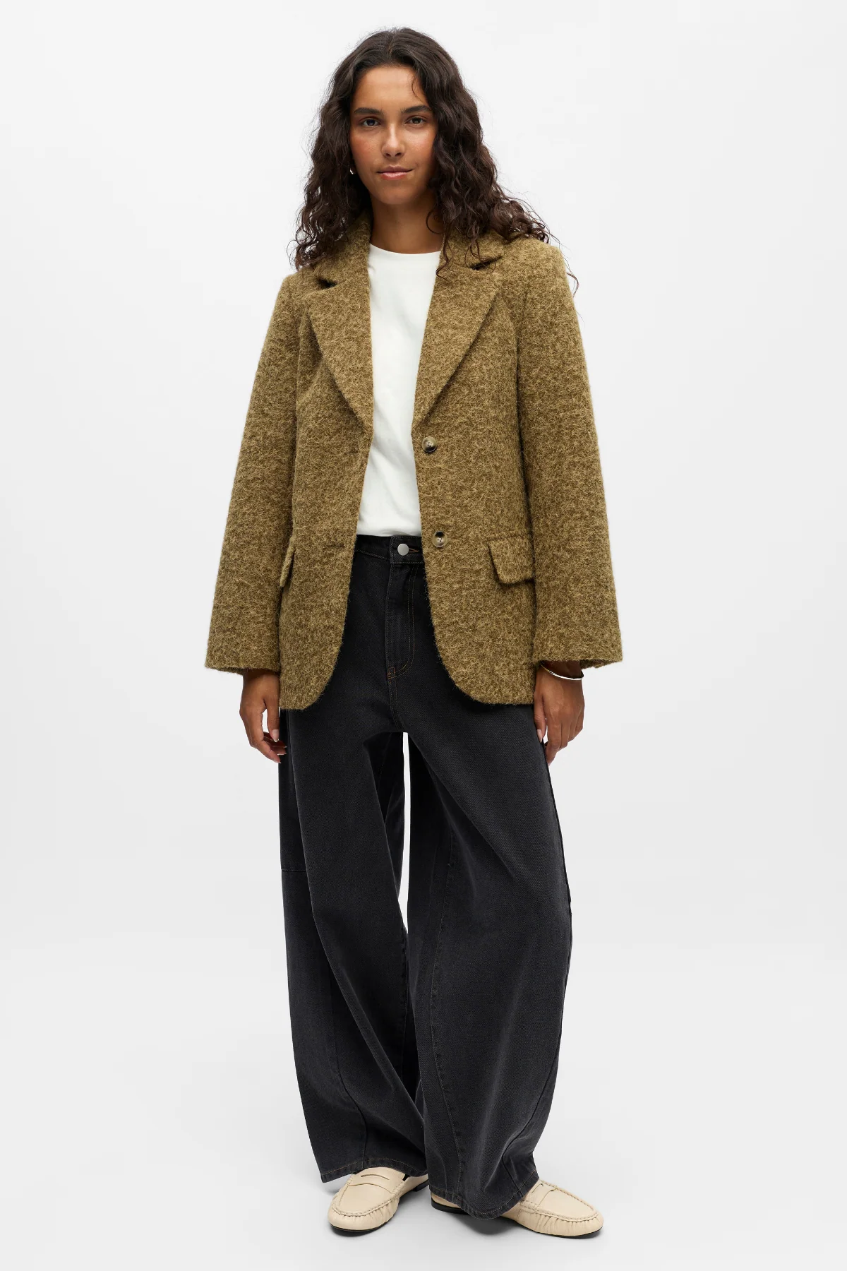 Celina l/s lo Jacke - tiefes Flechtengrün - Image 2