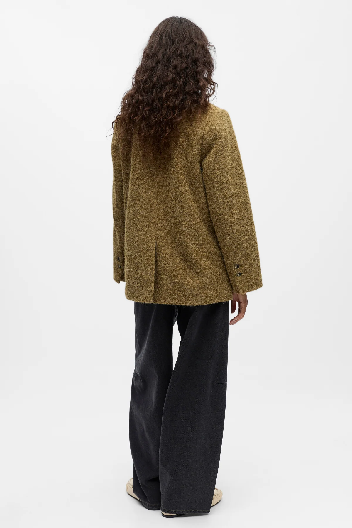 Celina l/s lo Jacke - tiefes Flechtengrün - Image 5
