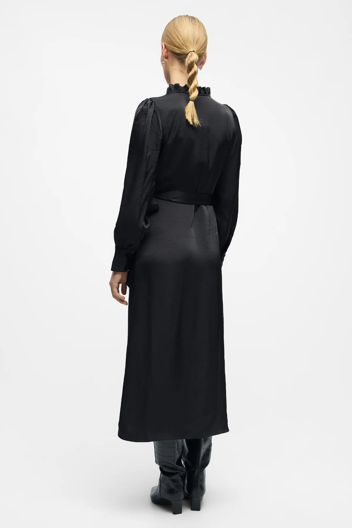 Chili Wrap Dress - Schwarz - Image 4