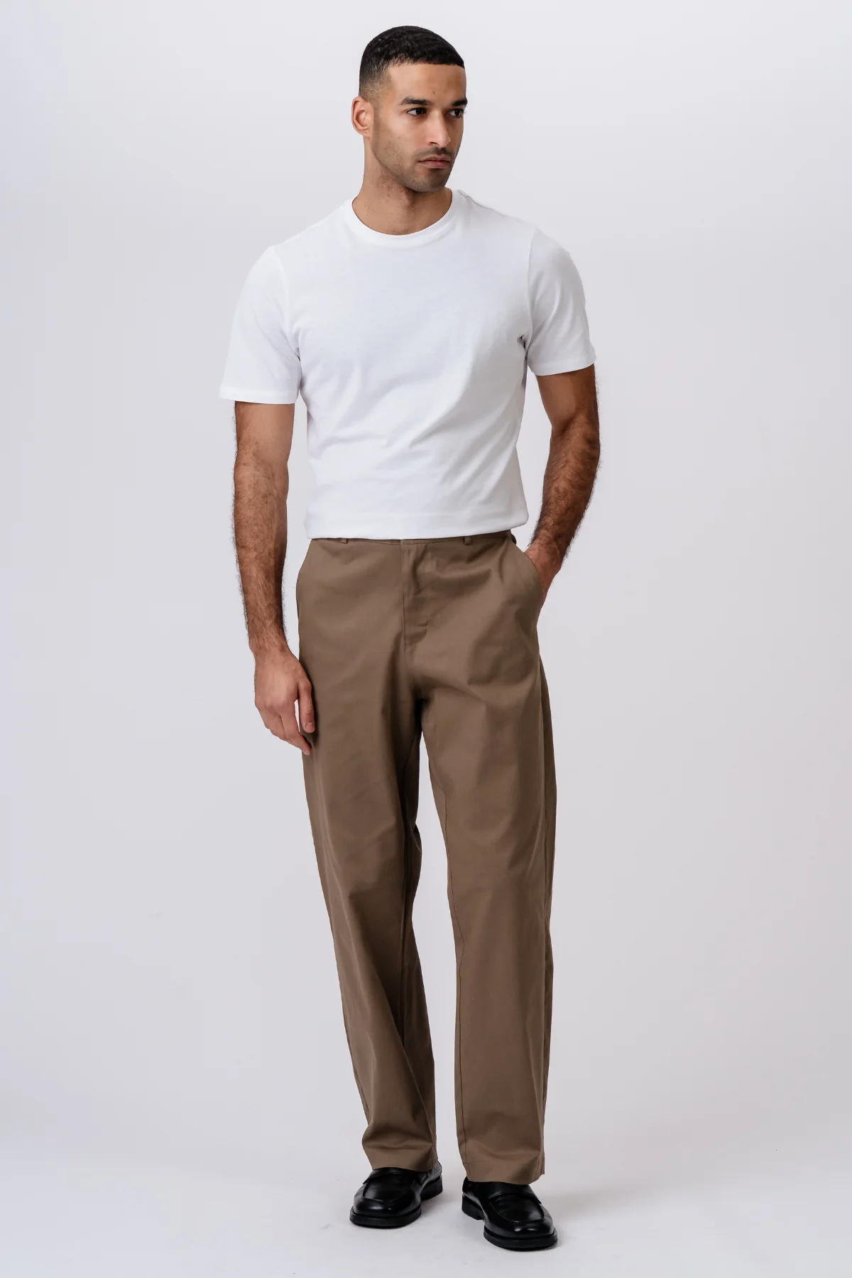 Chino breit - Sand - Image 3