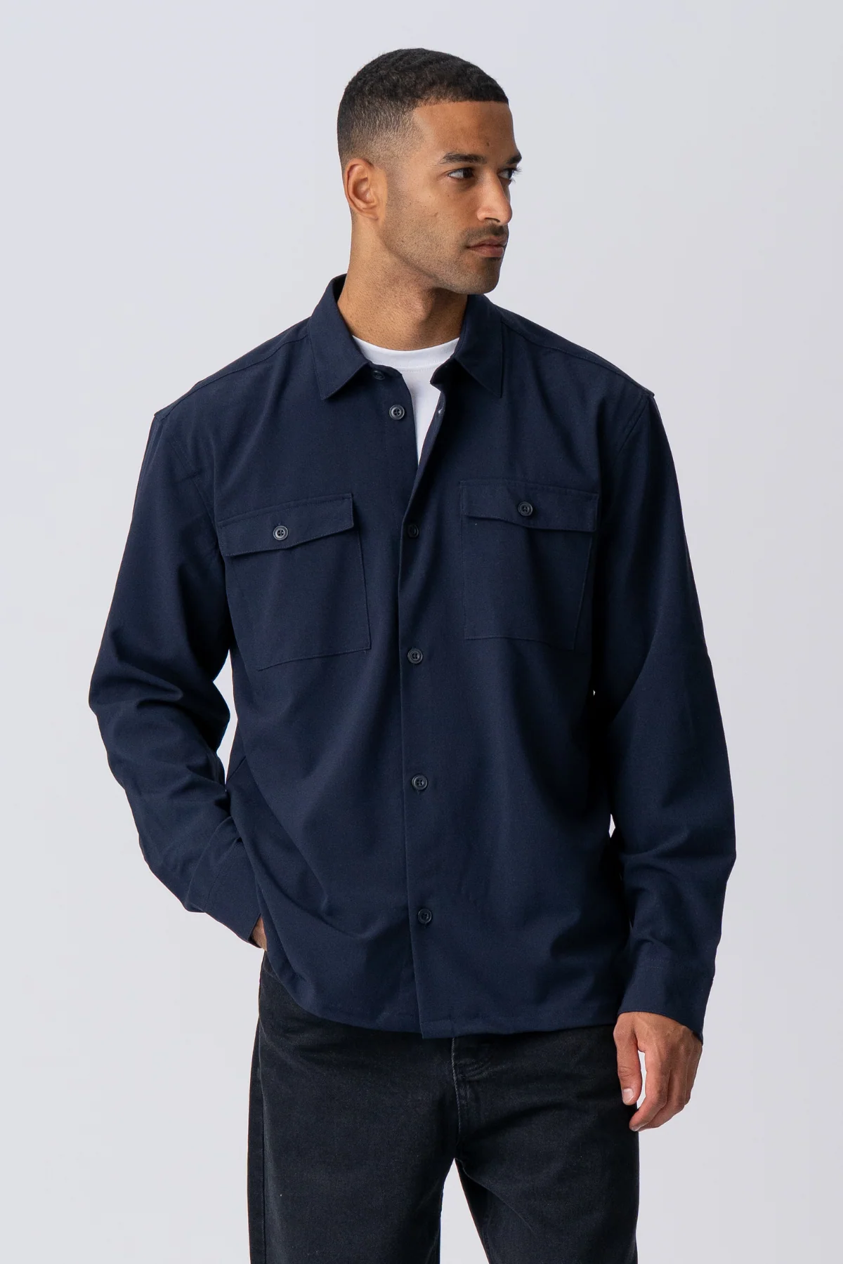 Chris Overshirt - Dark Navy - Image 4