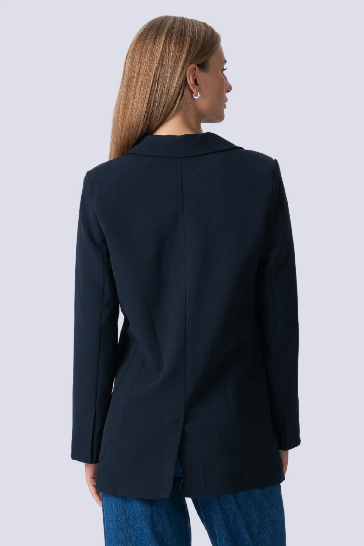 Claire Oversized Blazer - Marine - Image 5
