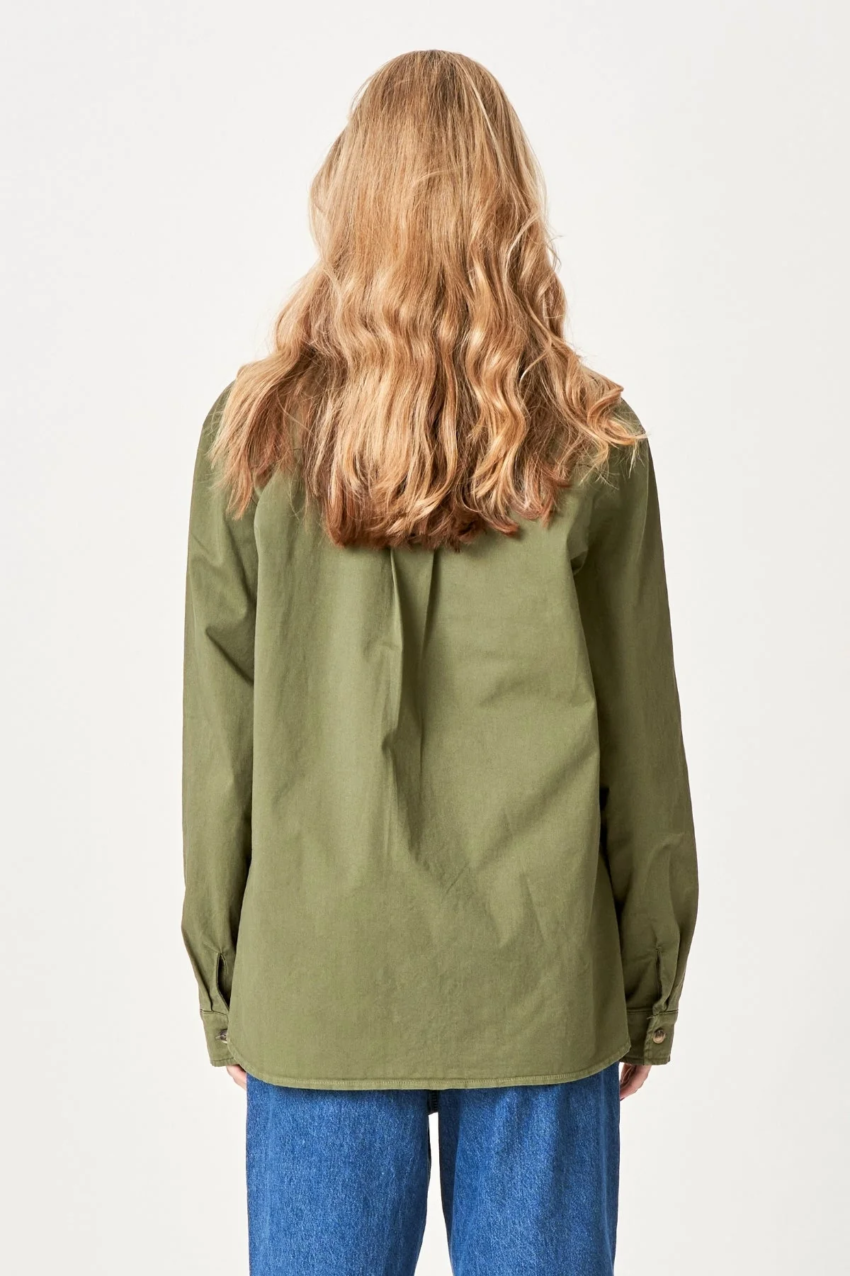 Amber Twill-Hemd – Grün - Image 5
