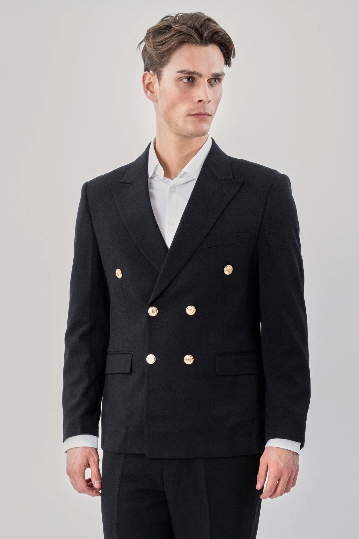 Klassischer Blazer - Schwarz