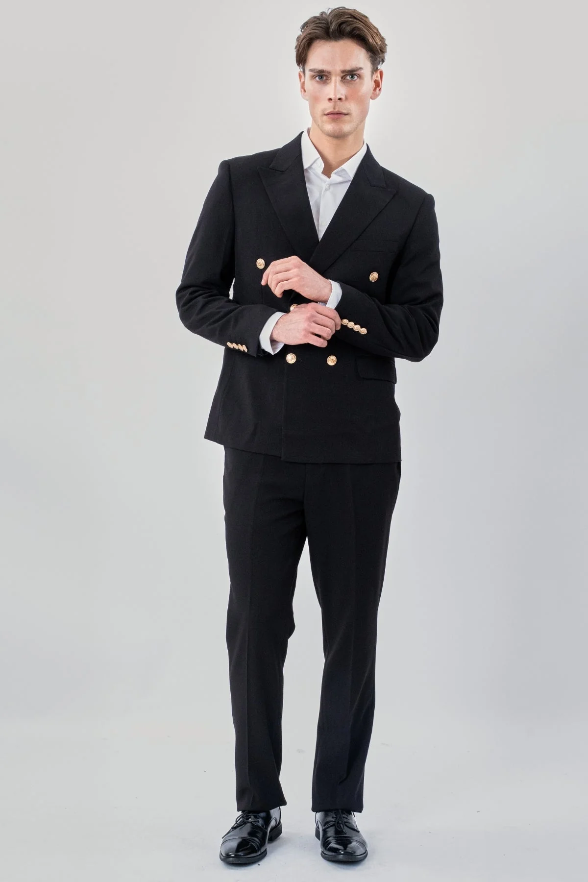 Klassischer Blazer - Schwarz - Image 2