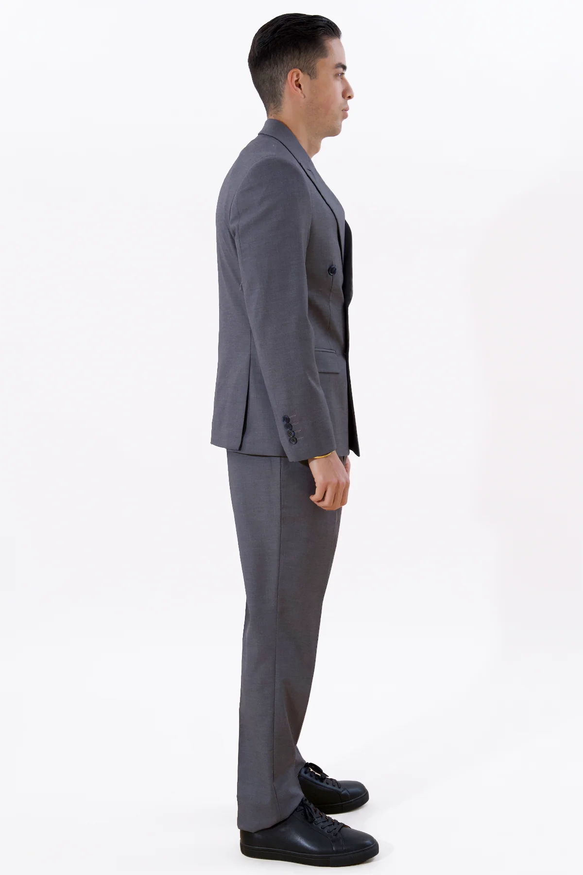 Klassischer Blazer – Grau - Image 3