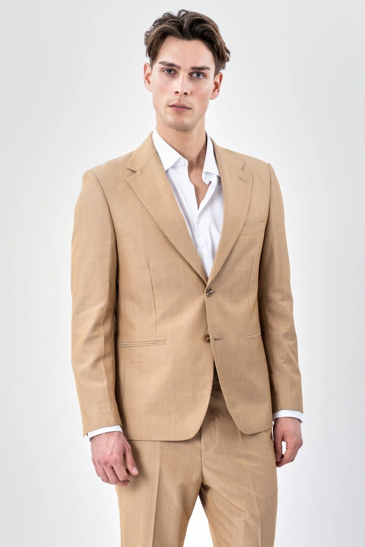 Klassischer Blazer – Sand
