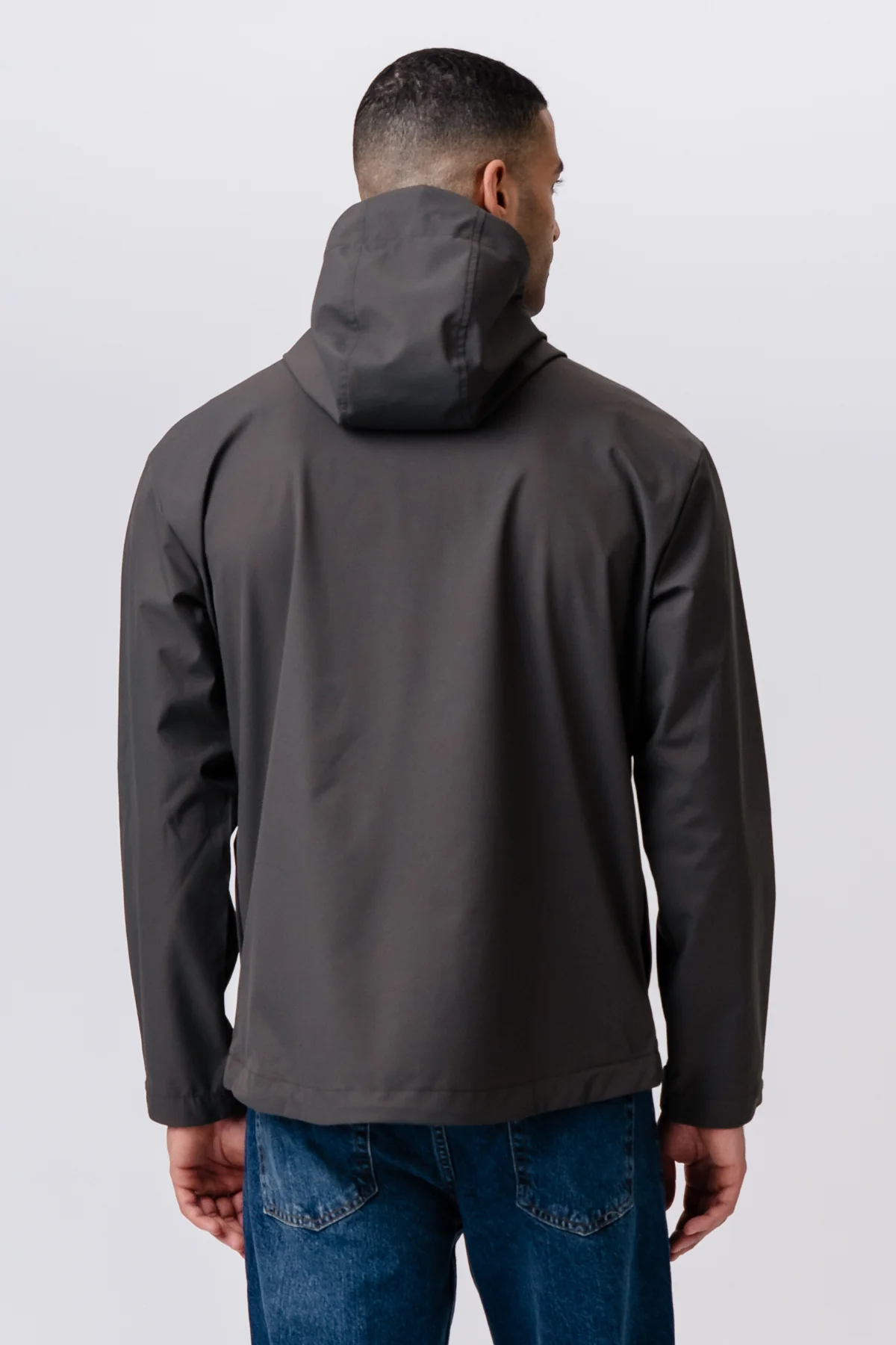 Klassische Regenjacke – Oliv - Image 3