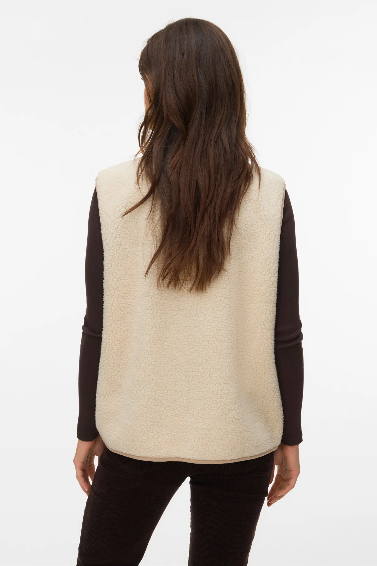 Cleo Short Weste Coat - Haferflocken - Image 4