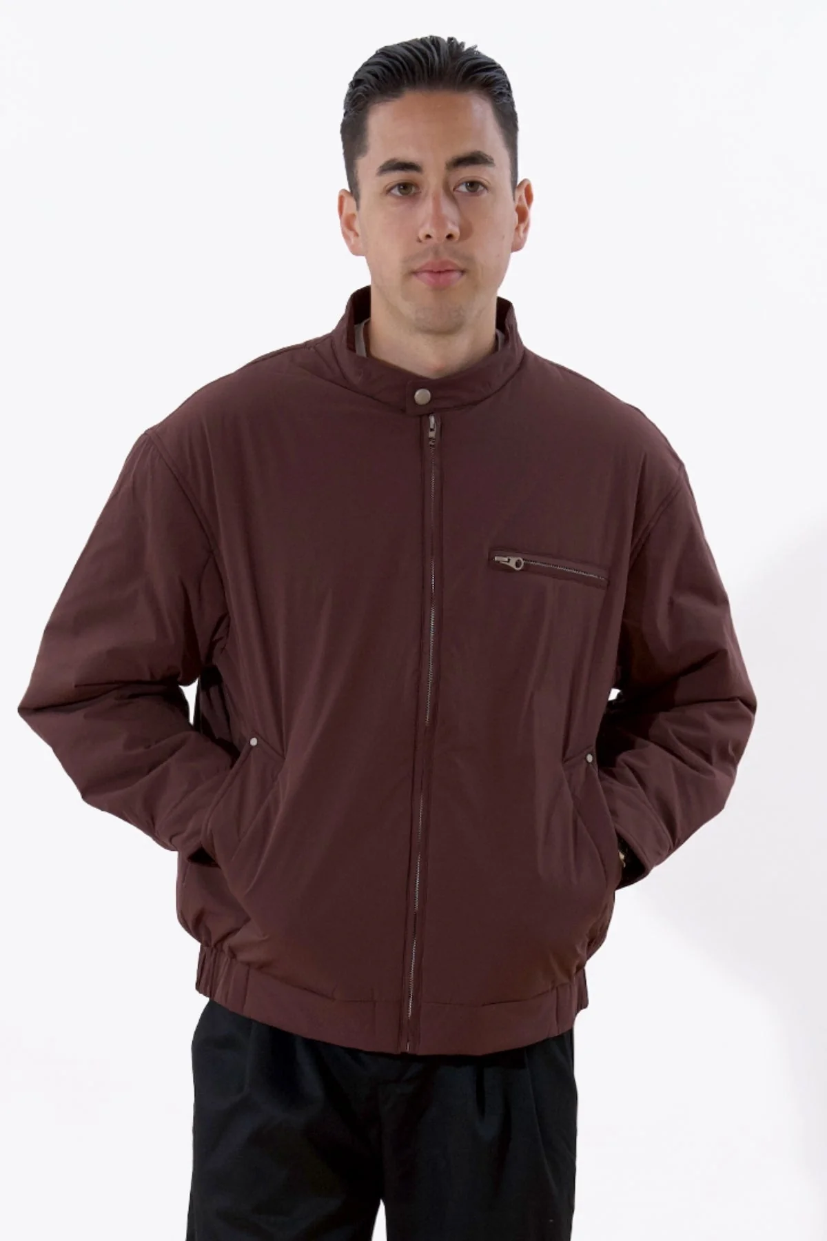 Cooper Kurze Jacke – Burgunderrot