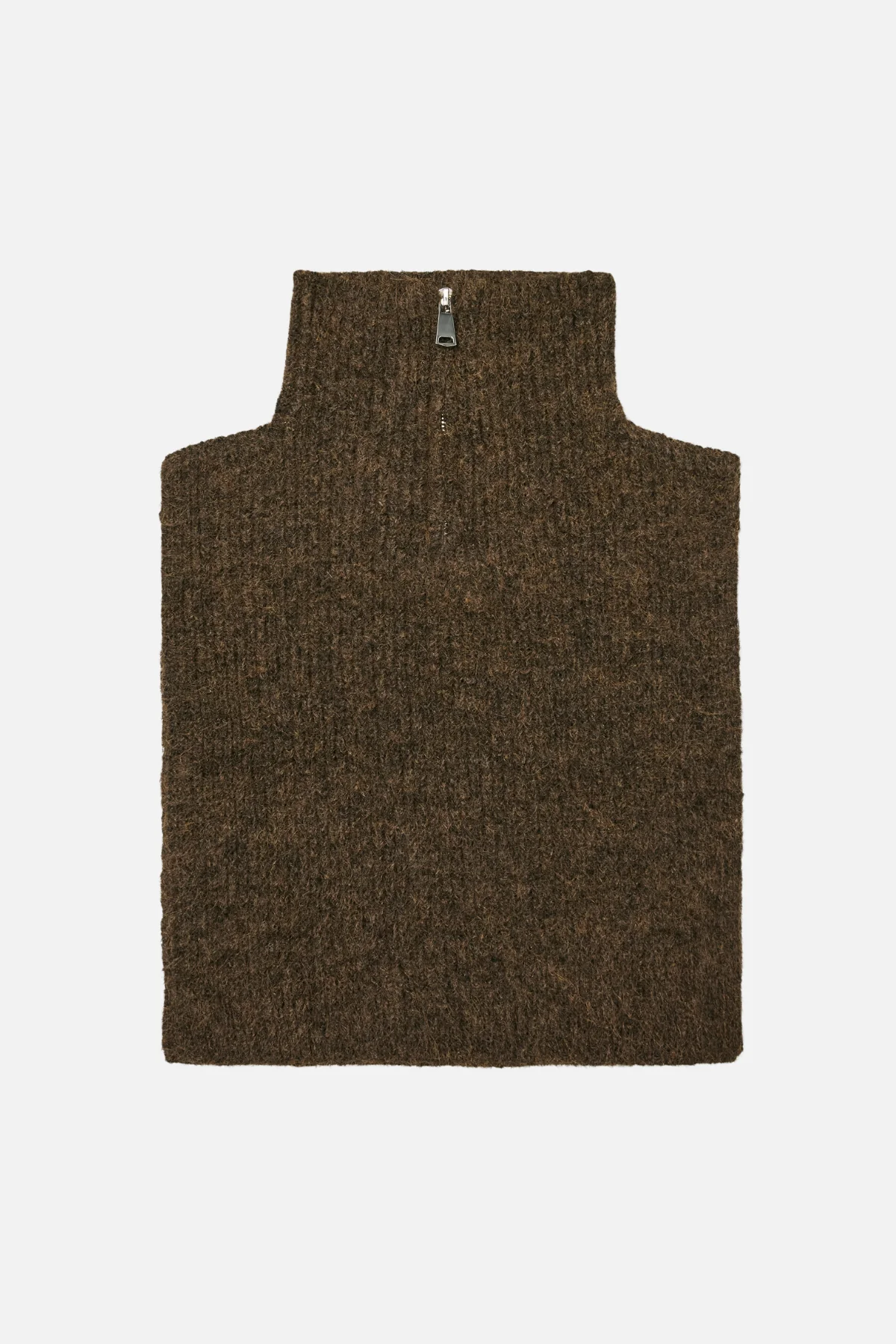 Cora Zipper Bibneck - Schokoladen Torte Melange