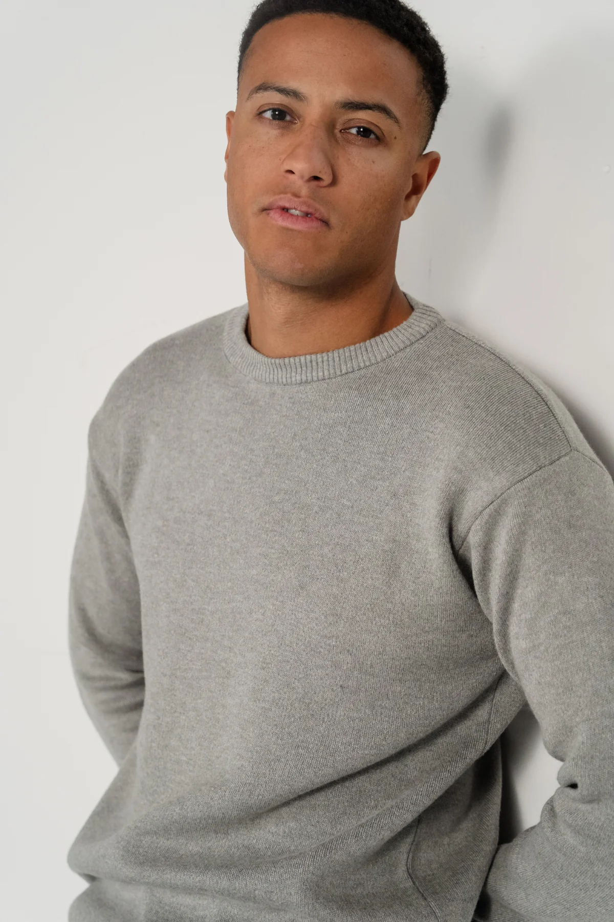 Crewneck -Strickpullover - hellgrau - Image 6