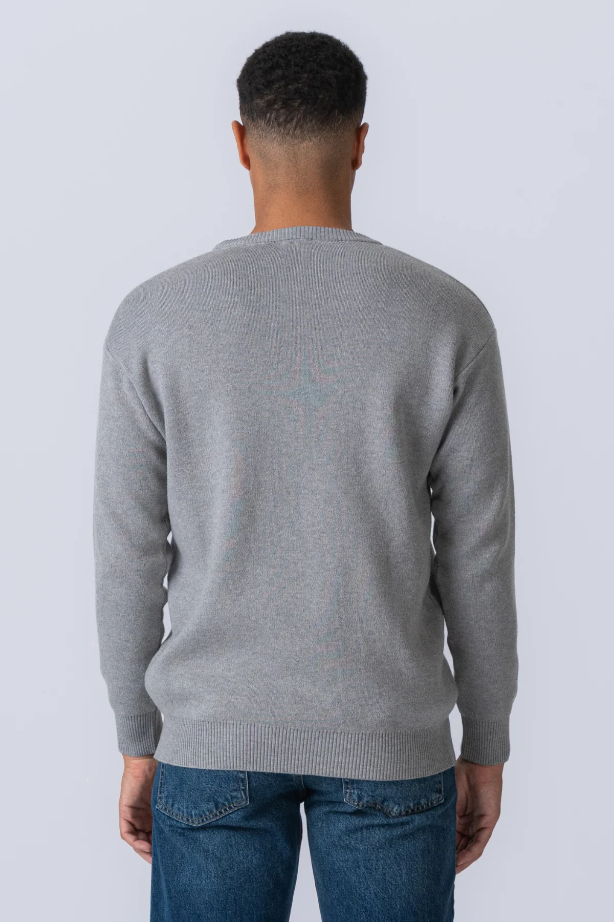 Crewneck -Strickpullover - hellgrau - Image 9