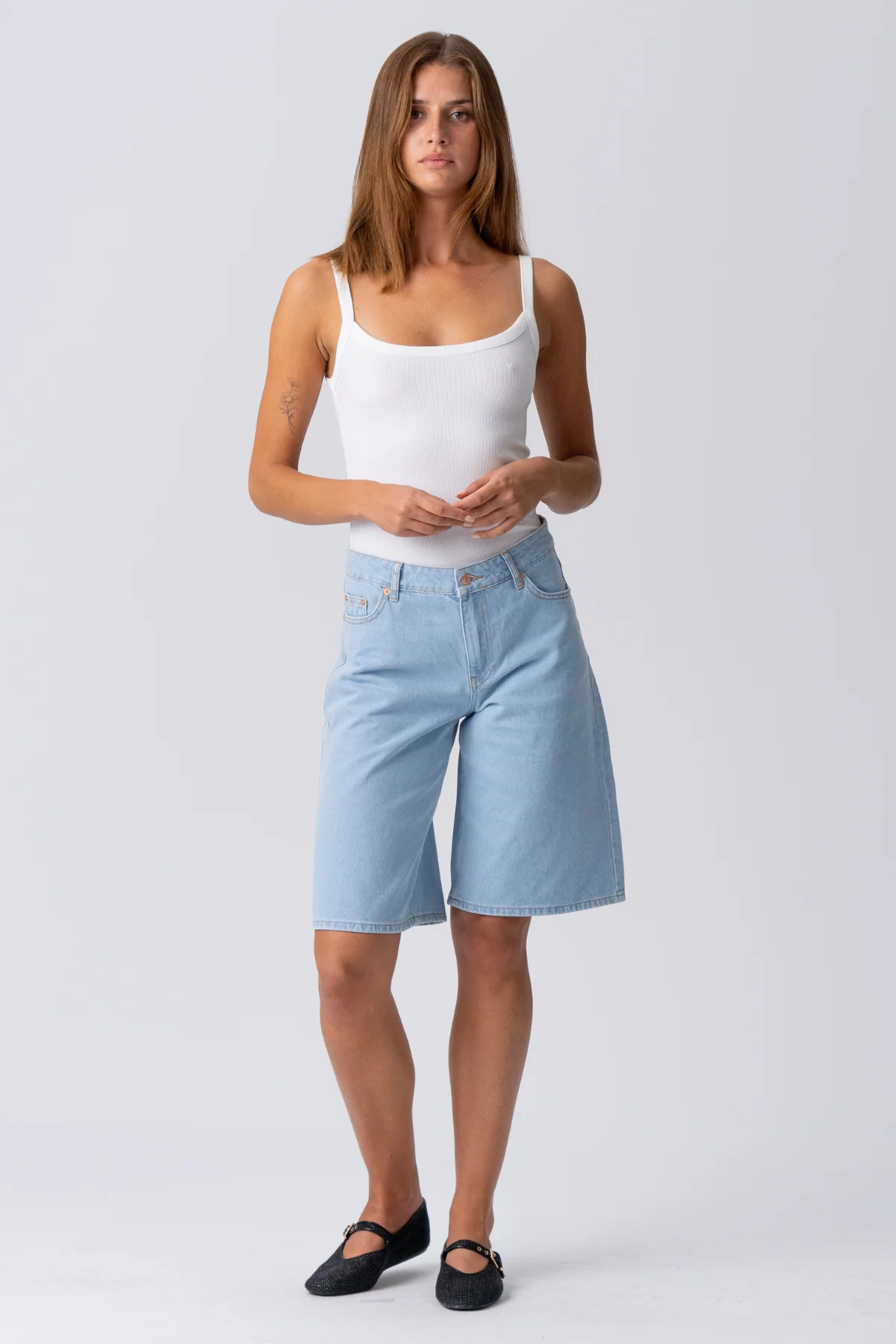 Denim Jorts - Hellblauer Denim - Image 2