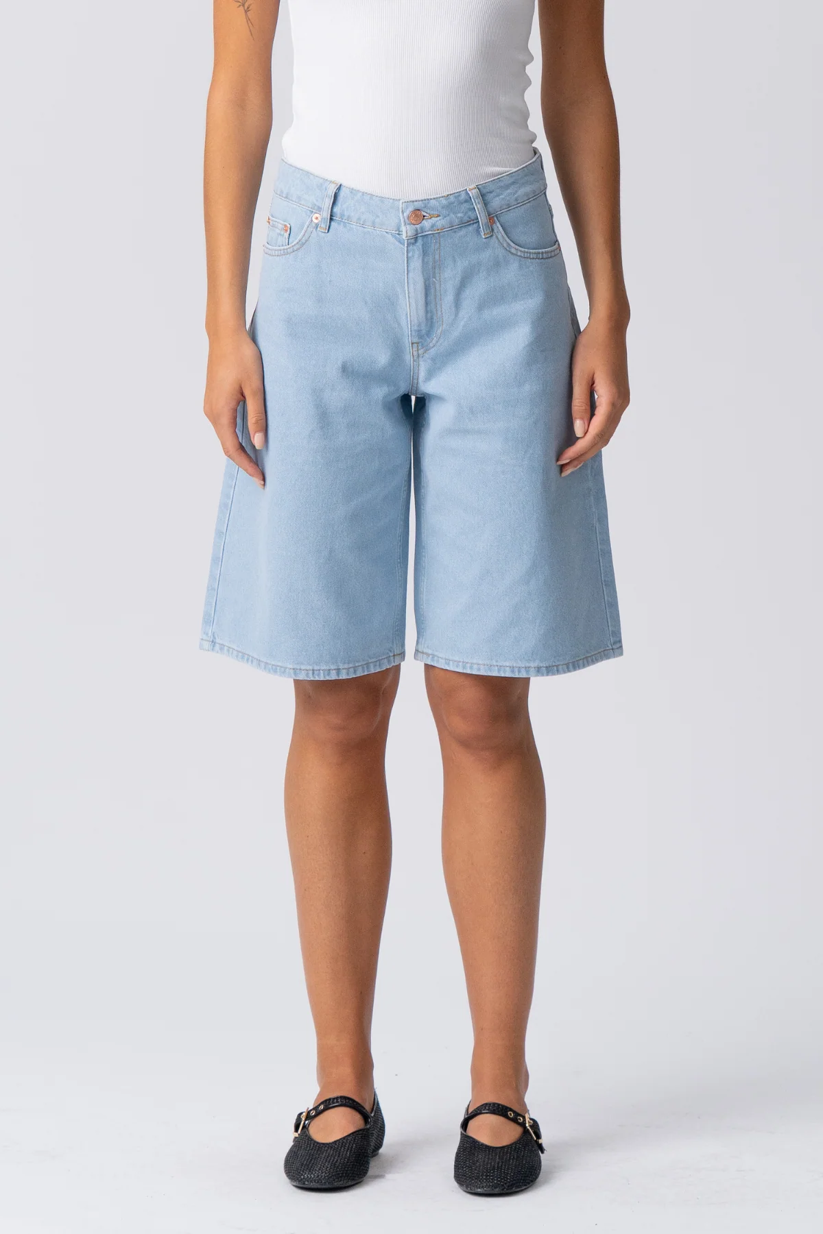 Denim Jorts - Hellblauer Denim - Image 4
