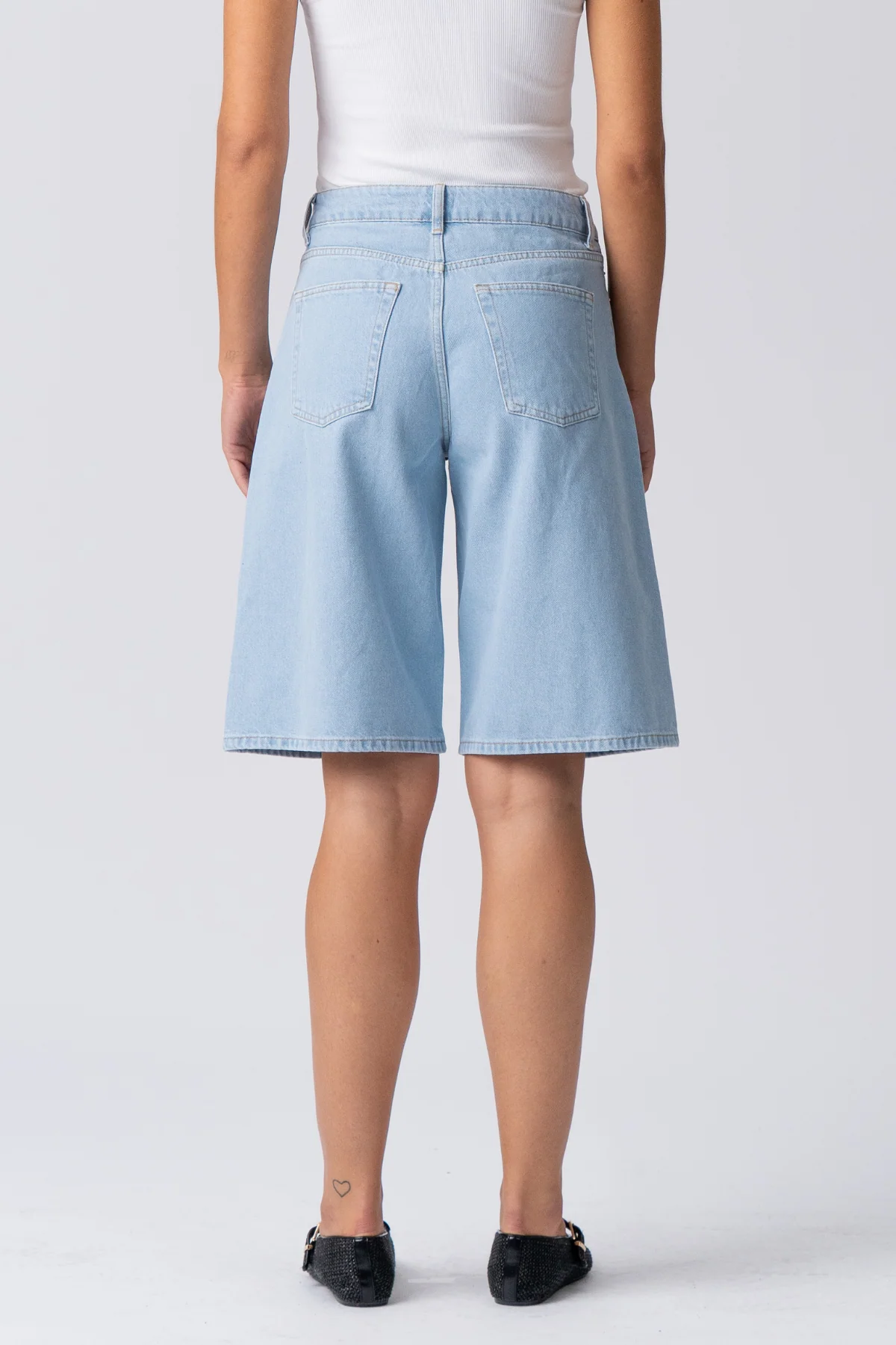Denim Jorts - Hellblauer Denim - Image 5