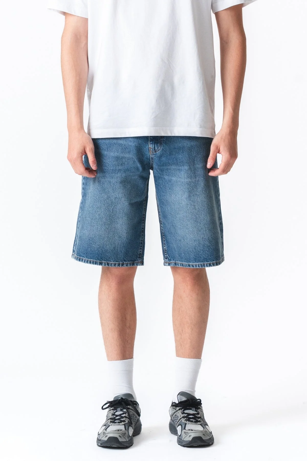 Denim Shorts Locker - blau
