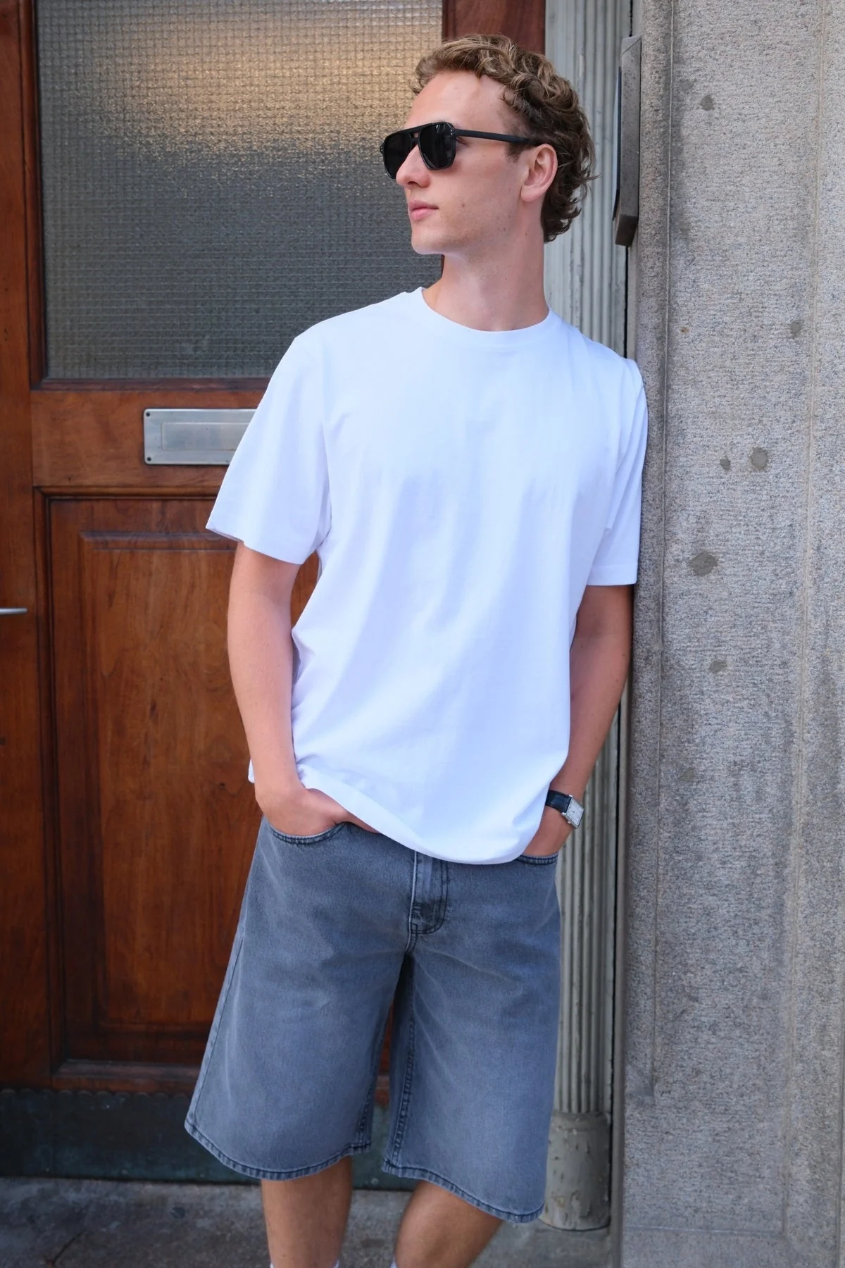 Denim Shorts Locker - grau - Image 3