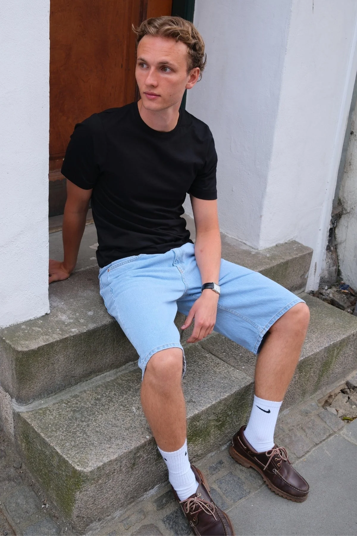 Denim Shorts Locker - hellblau - Image 2