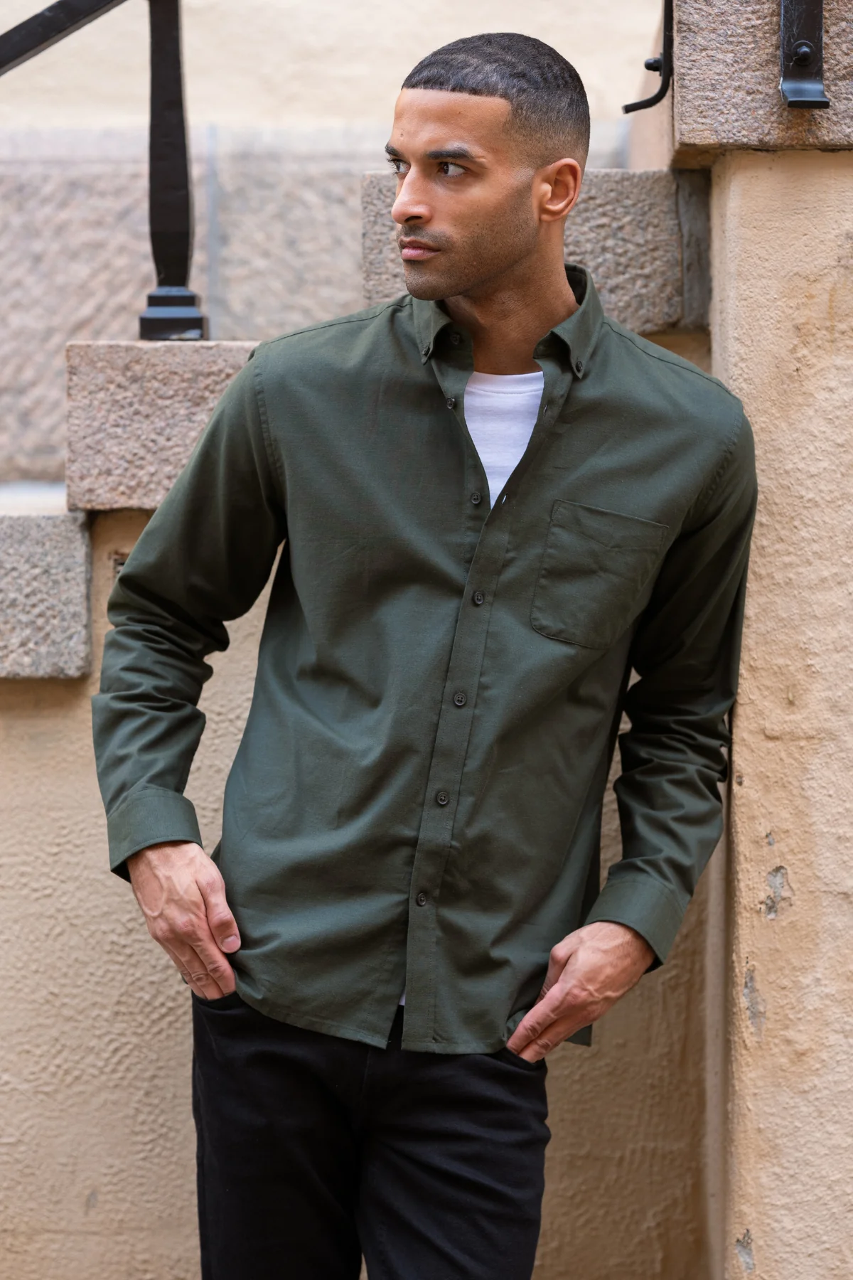 The Original Performance Oxford Shirt ™ ️ - Forest Night - Image 3