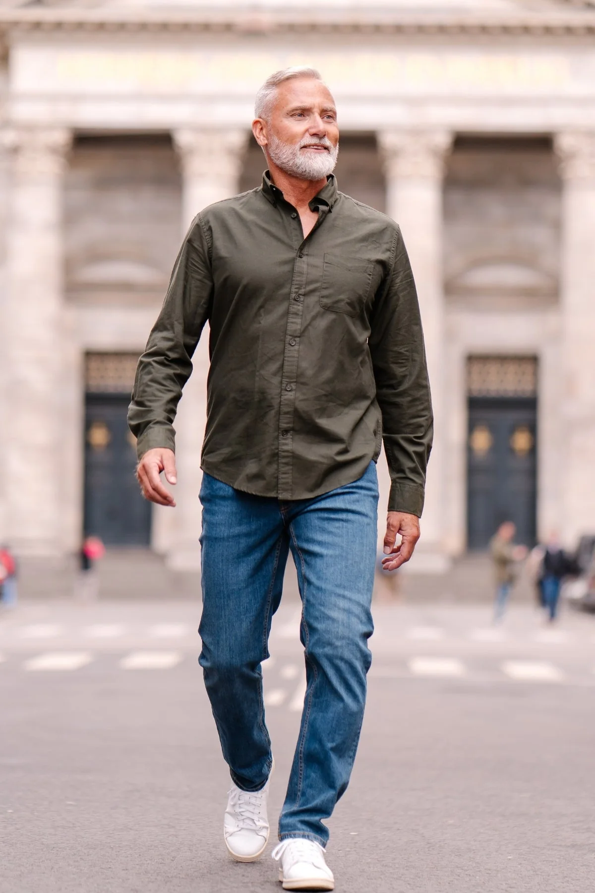 The Original Performance Oxford Shirt ™ ️ - Forest Night - Image 5