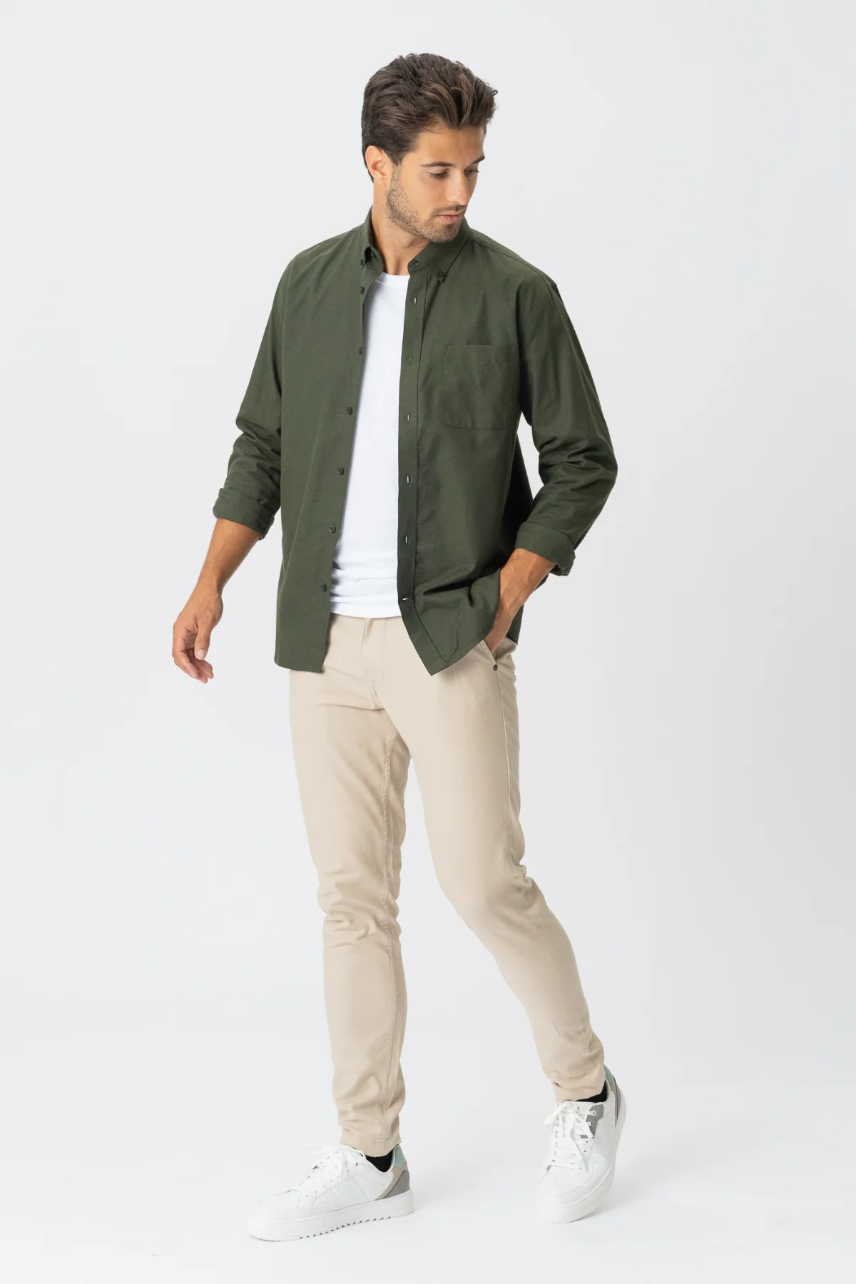 The Original Performance Oxford Shirt ™ ️ - Forest Night - Image 8