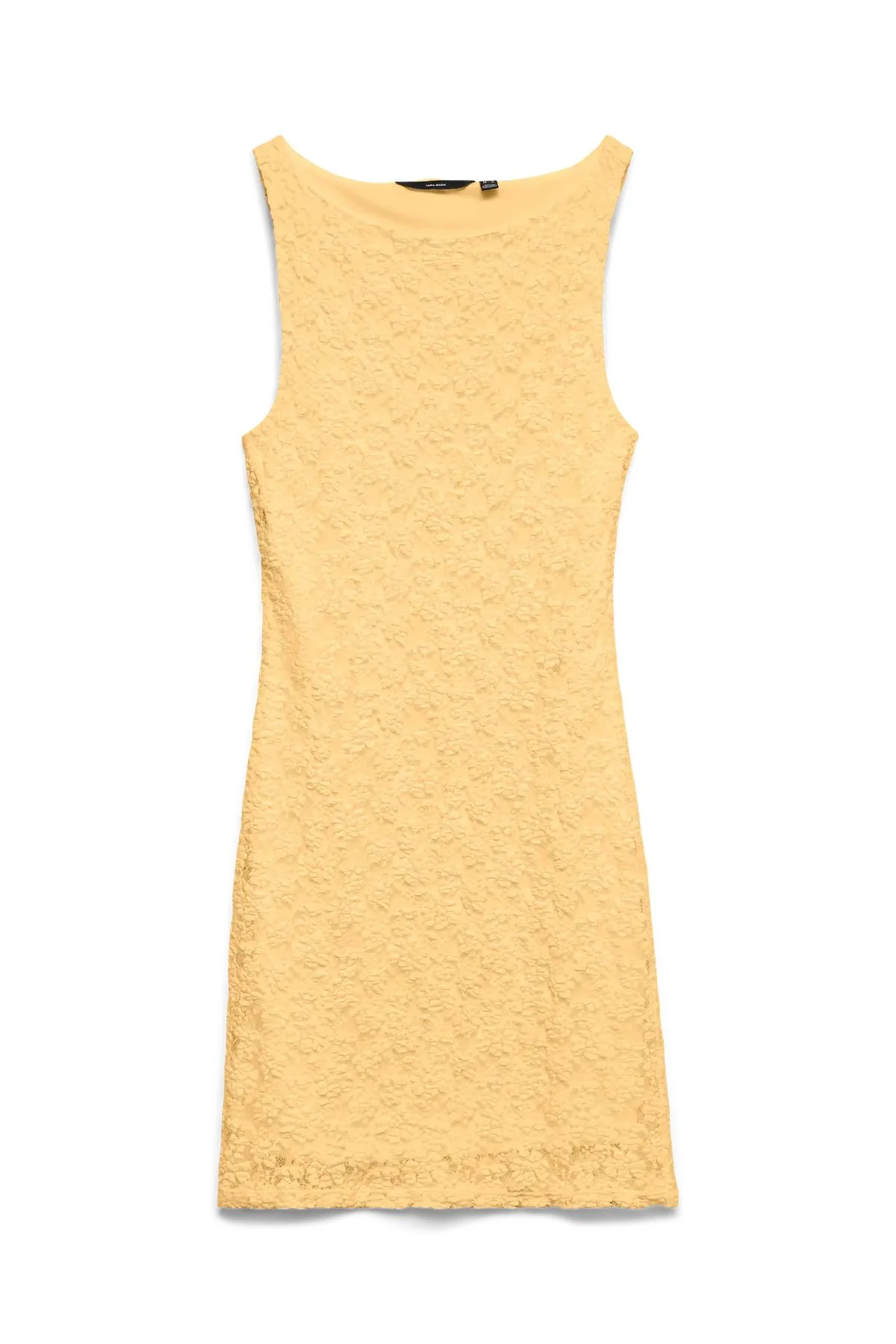Kurzes Dolly-Kleid mit U-Boot-Ausschnitt – Golden Haze
