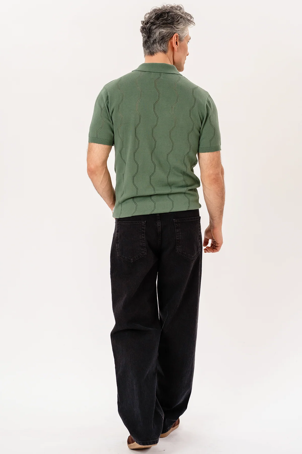 Duran Strickpolo – Grün - Image 5