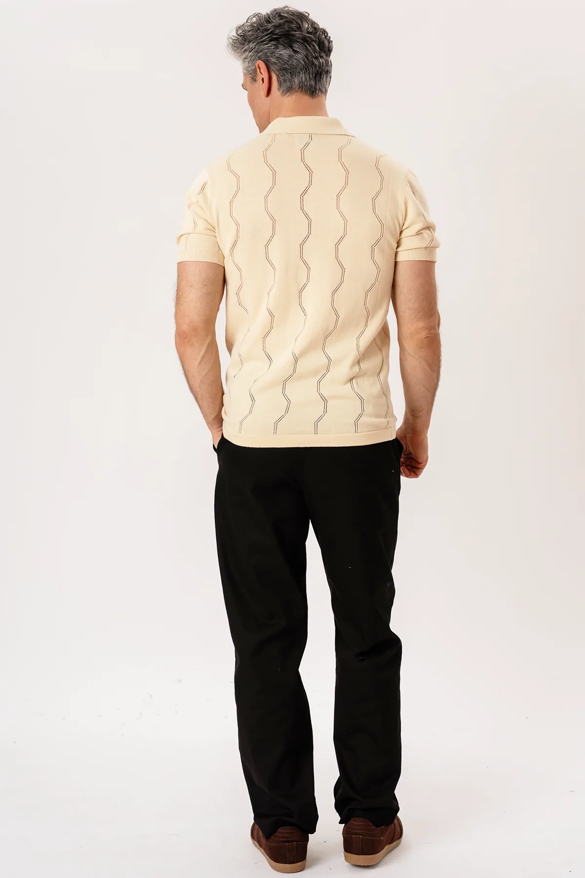 Duran Strickpolo – Sand - Image 4