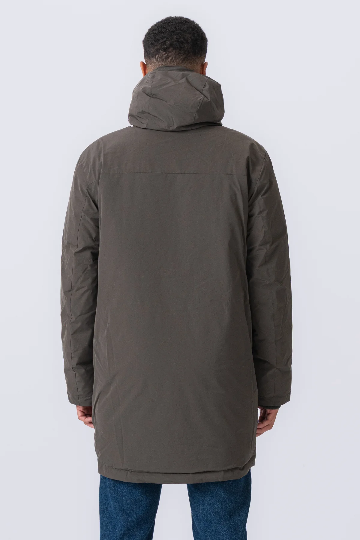Edmund Long Parka Jacke - Schwarz - Image 4