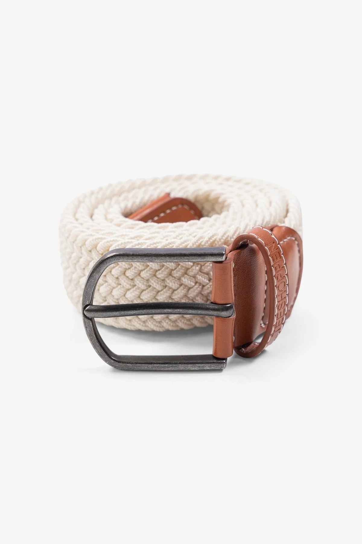 Elastischer Gürtel - leichtes Beige