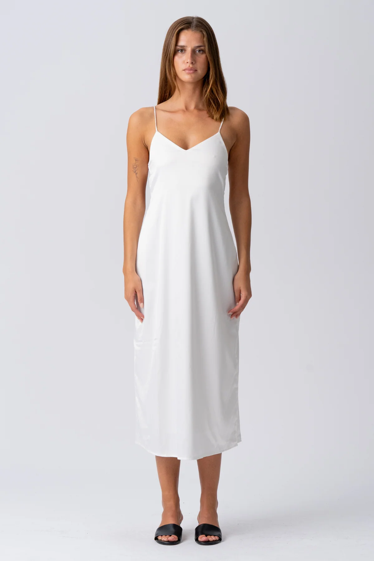 Elina -Gurtkleid - Weiß