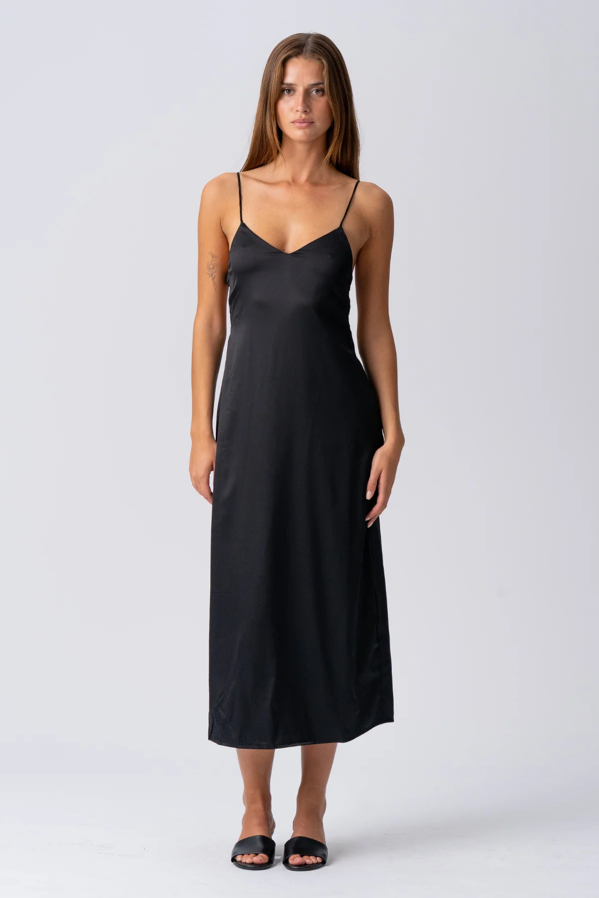 Elina -Gurtkleid - Schwarz