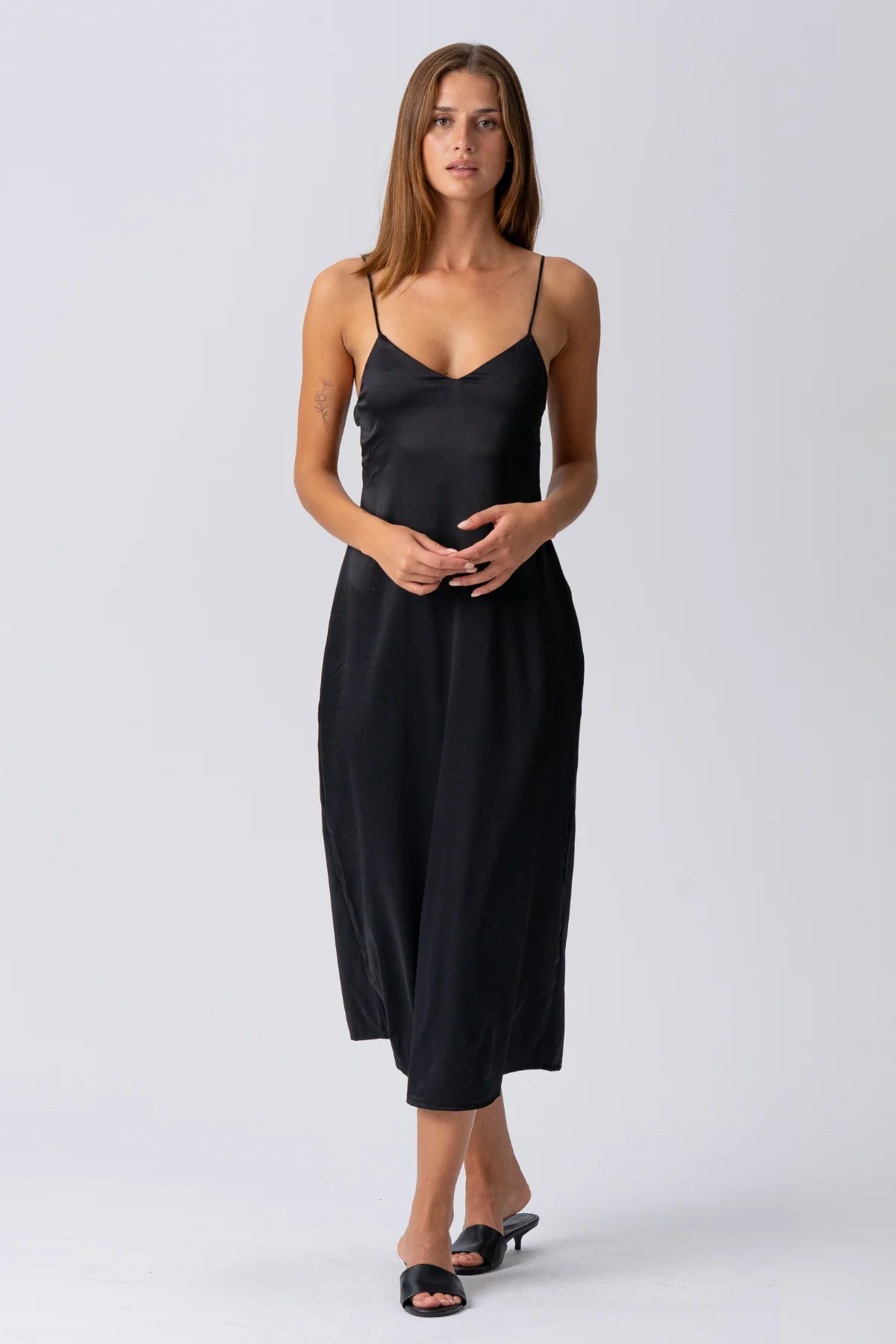 Elina -Gurtkleid - Schwarz - Image 4