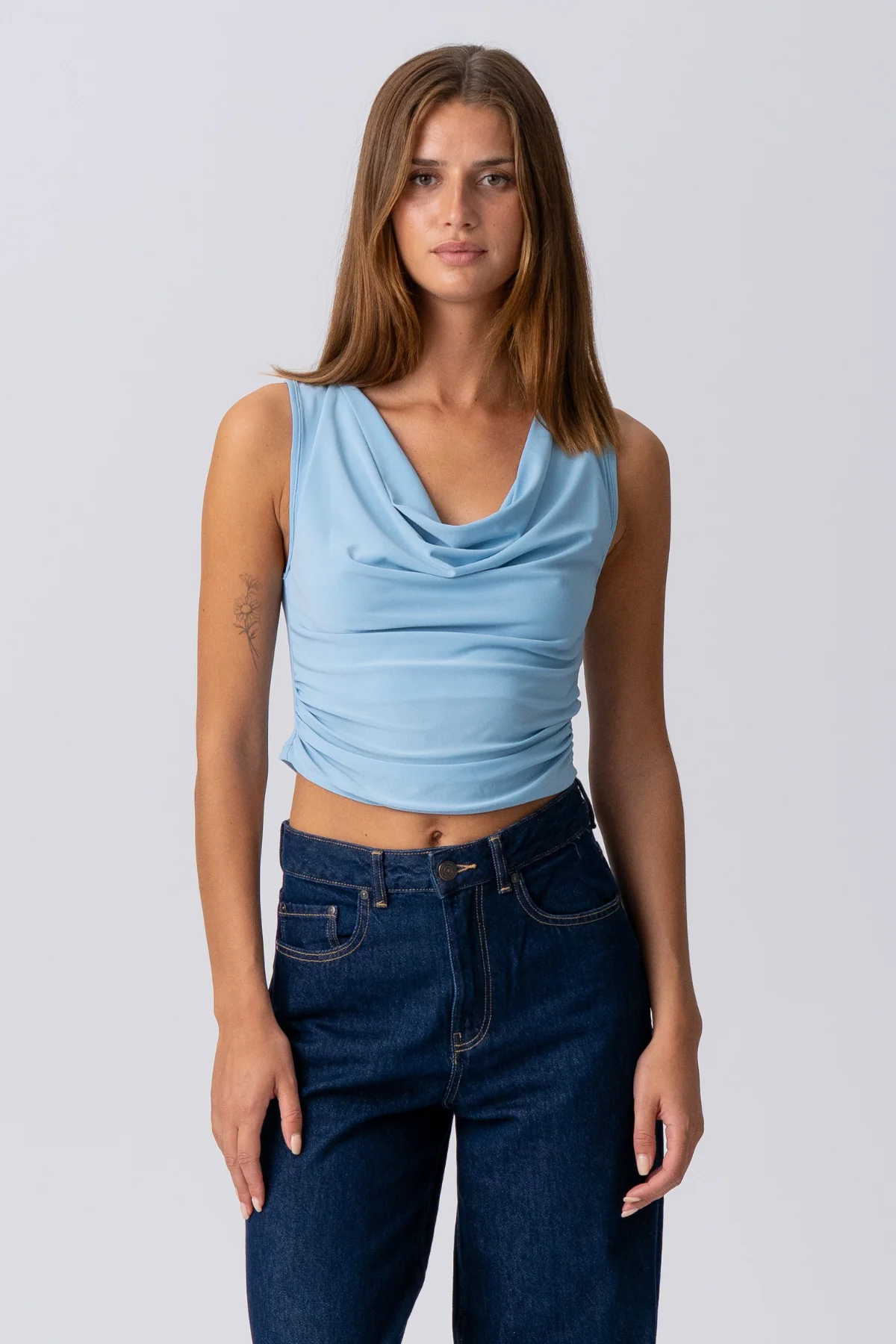 Elisa Wasserfalloberteil - hellblau - Image 3
