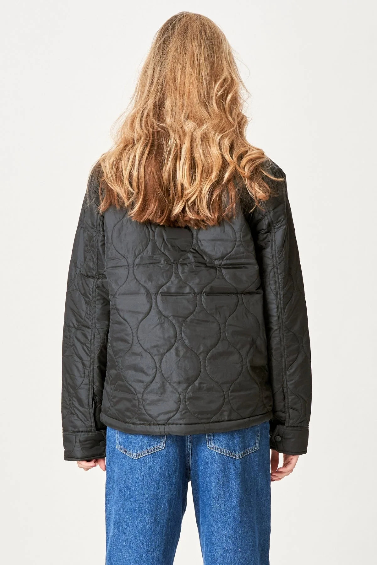 Ella Quiltet Jacke - schwarz - Image 6