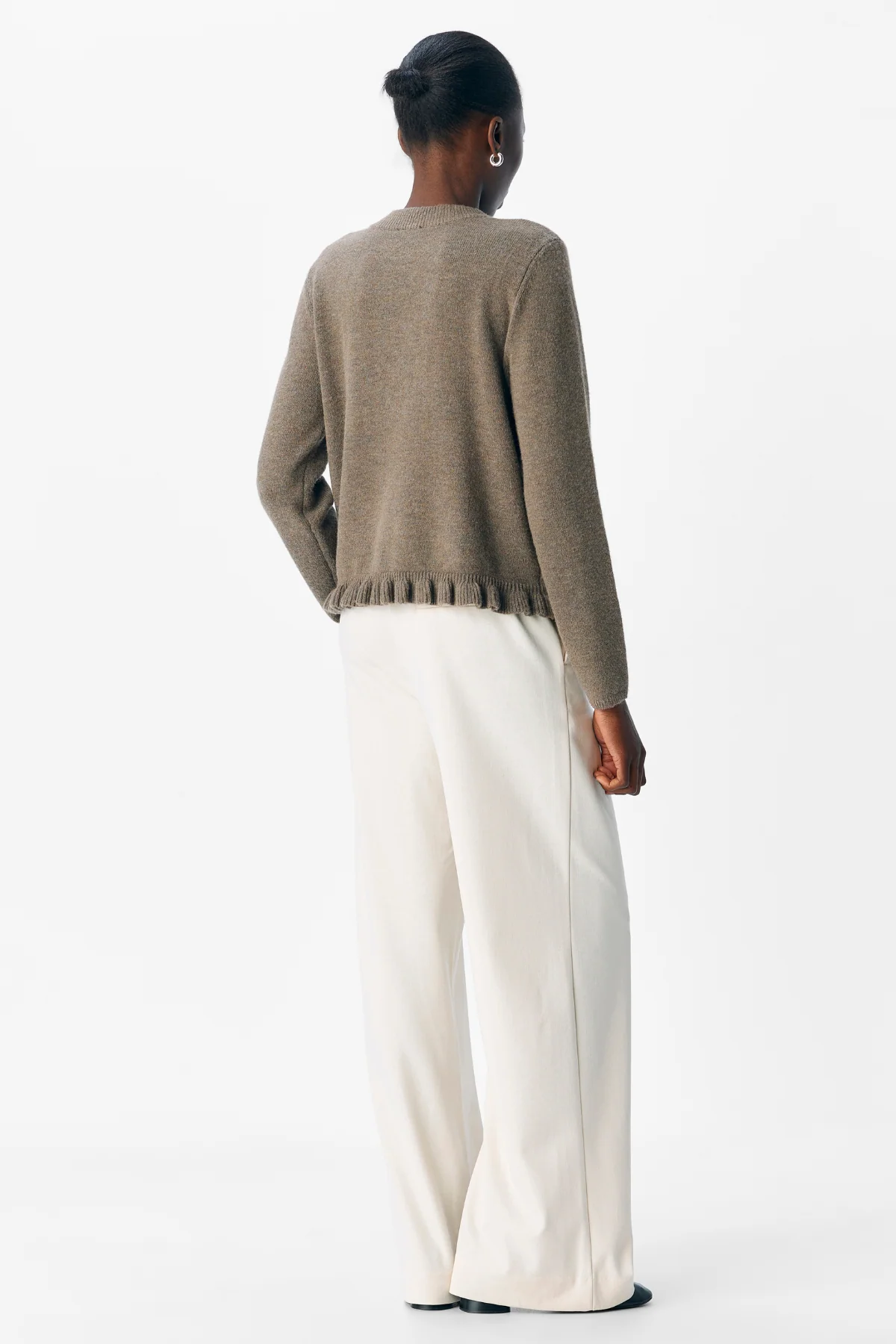 Elva Strick -Strickjacke - Morel Melange - Image 4