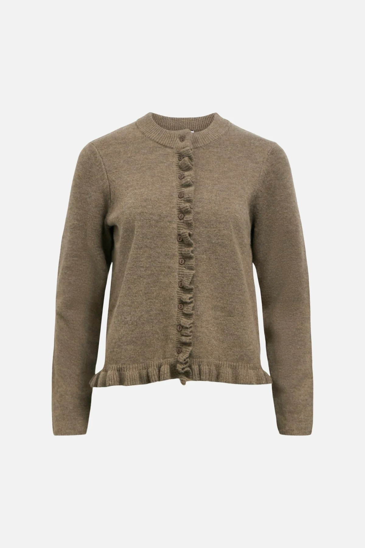 Elva Strick -Strickjacke - Morel Melange - Image 5